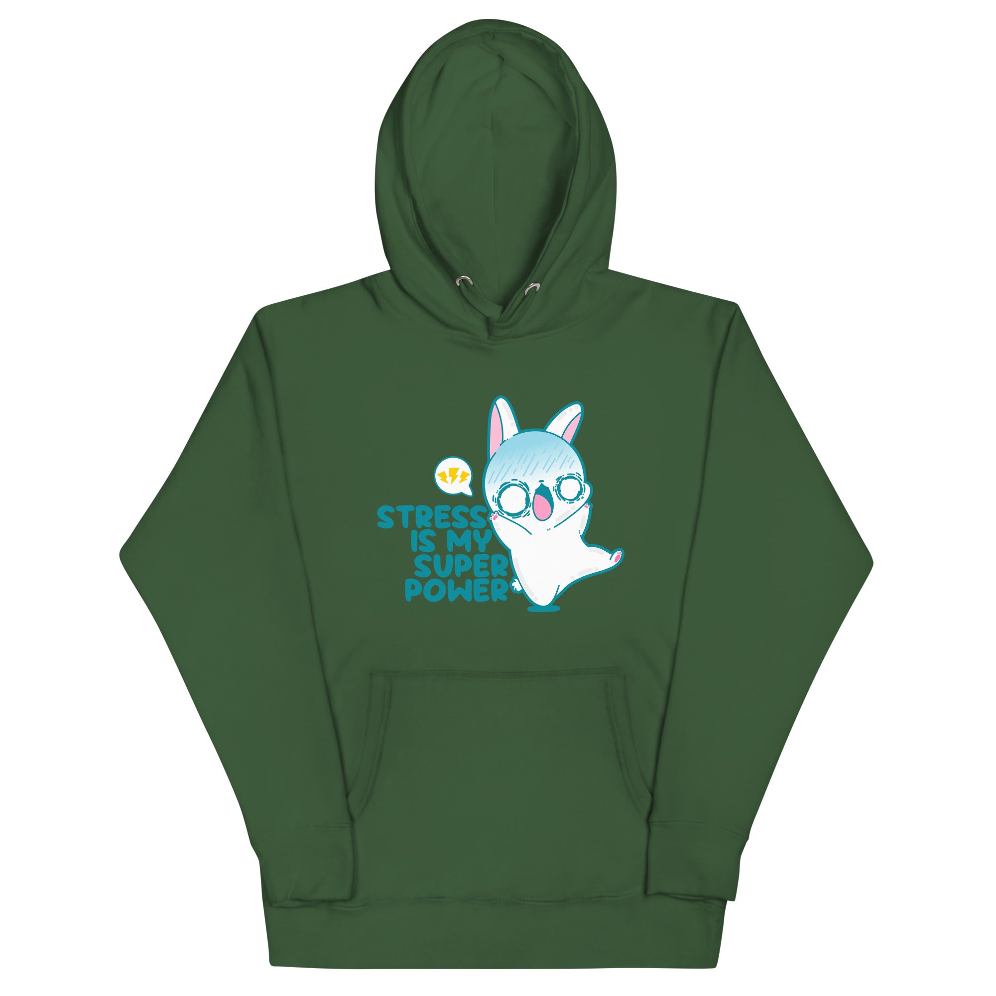 STRESS IS MY SUPERPOWER - Hoodie - ChubbleGumLLC