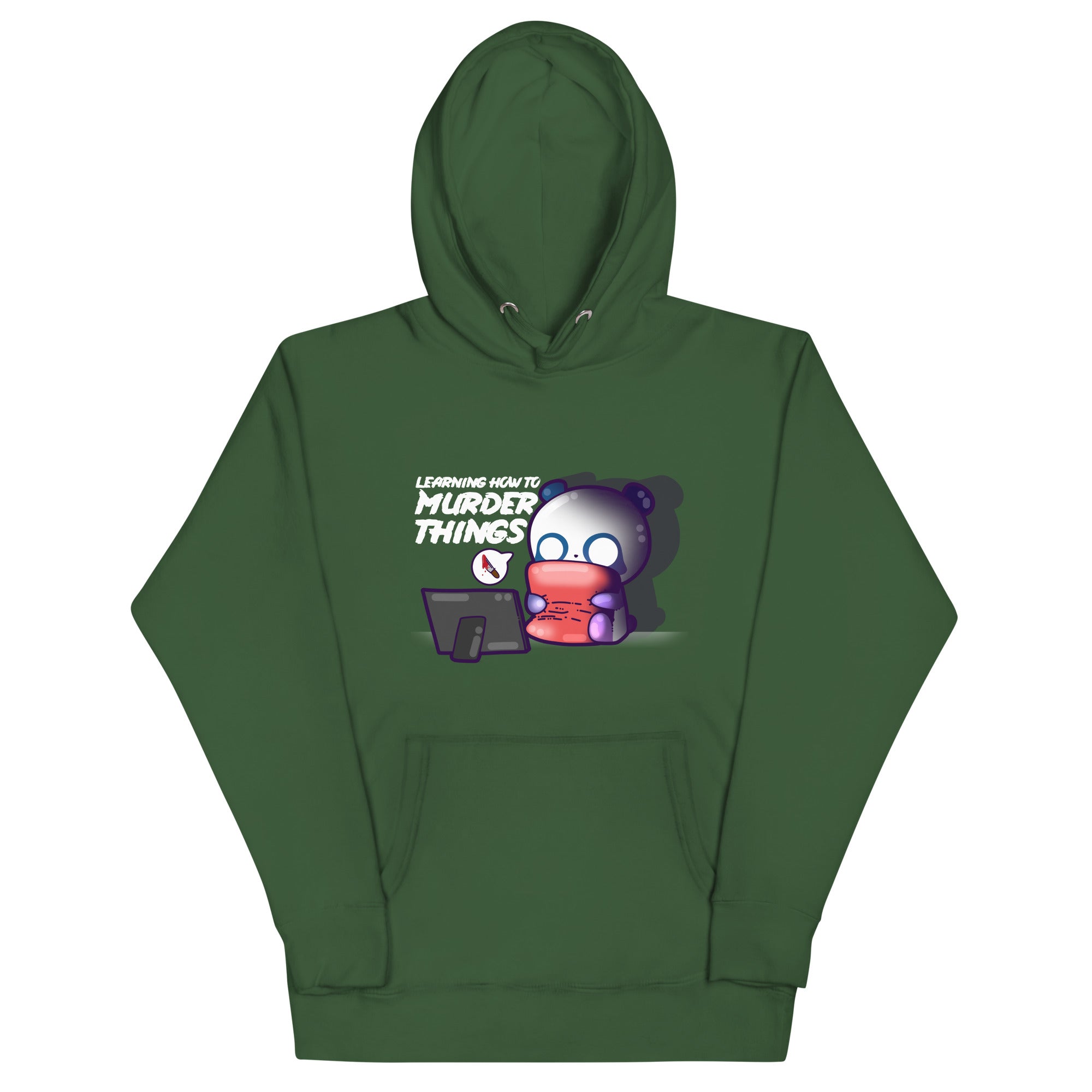 LEARNING HOW TO MURDER THINGS - Hoodie - ChubbleGumLLC