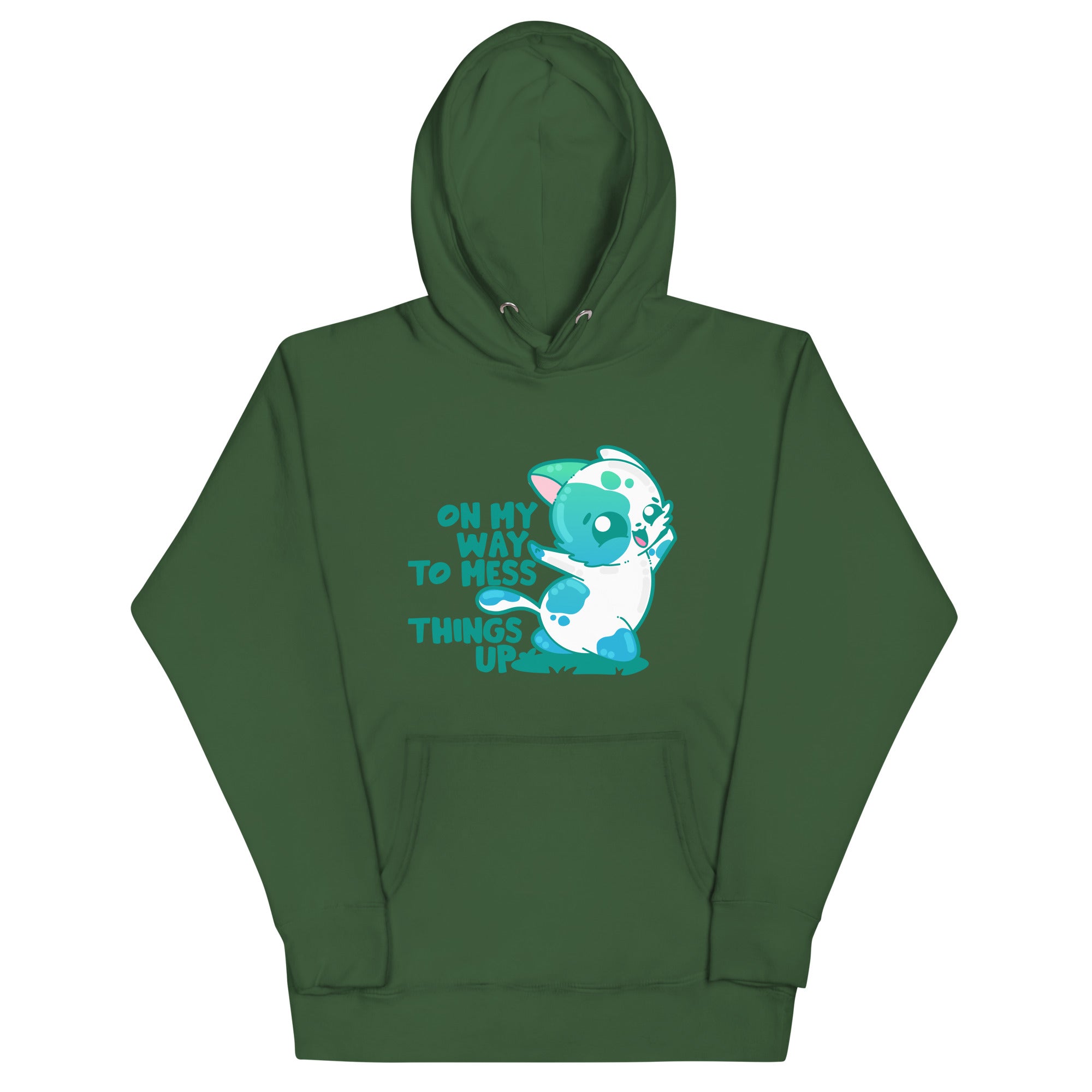 ON MY WAY TO MESS THINGS UP - Hoodie - ChubbleGumLLC