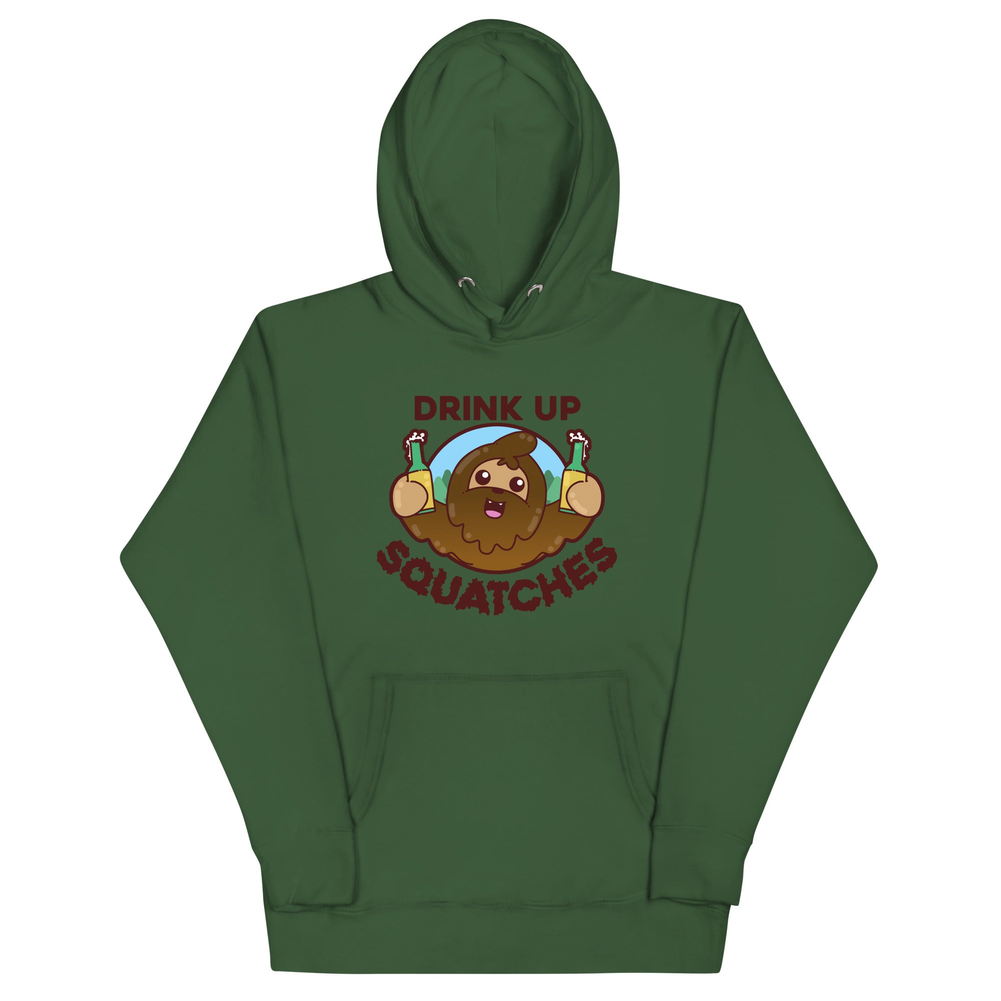 DRINK UP SQUATCHES - Hoodie - ChubbleGumLLC