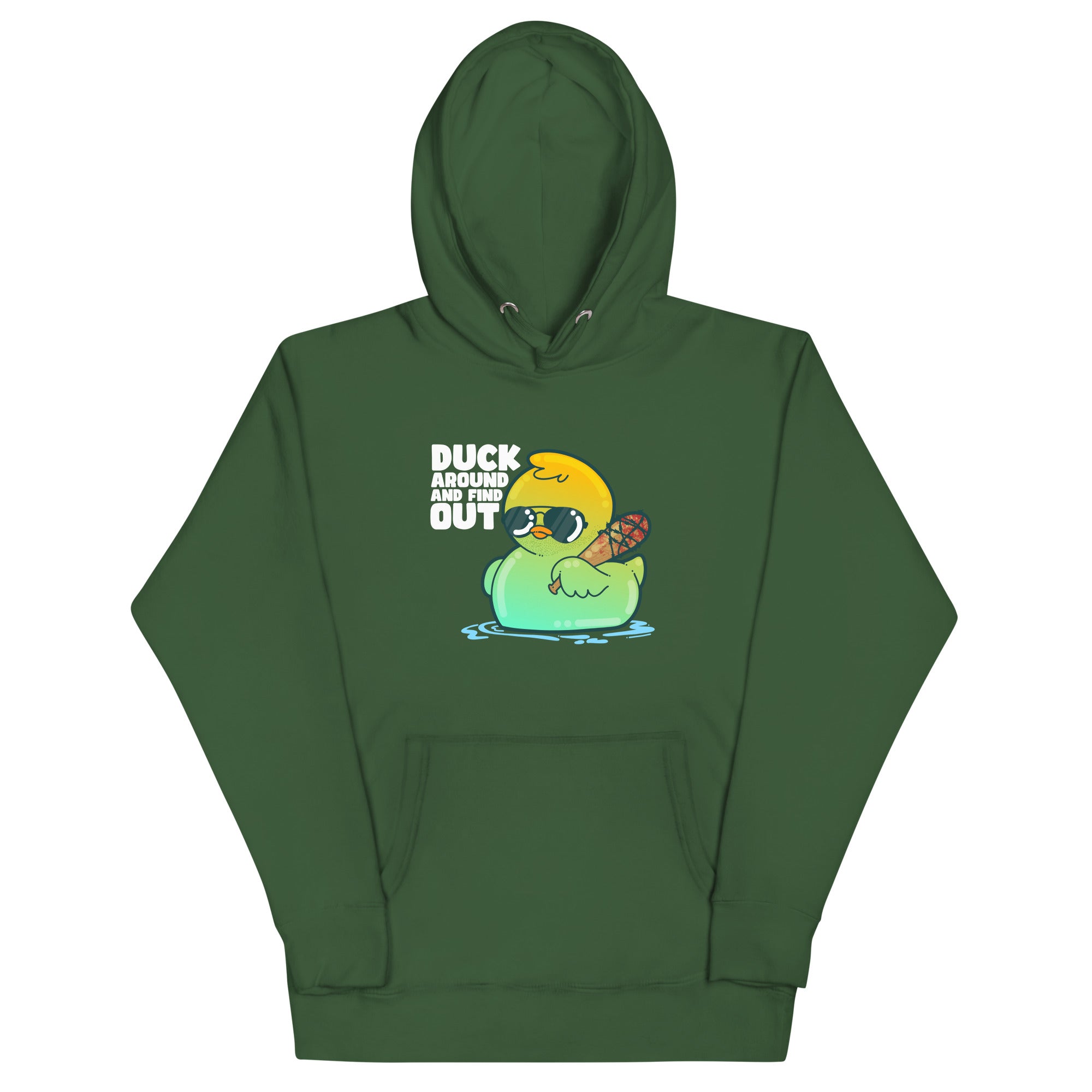 DUCK AROUND AND FIND OUT - Modded Hoodie - ChubbleGumLLC