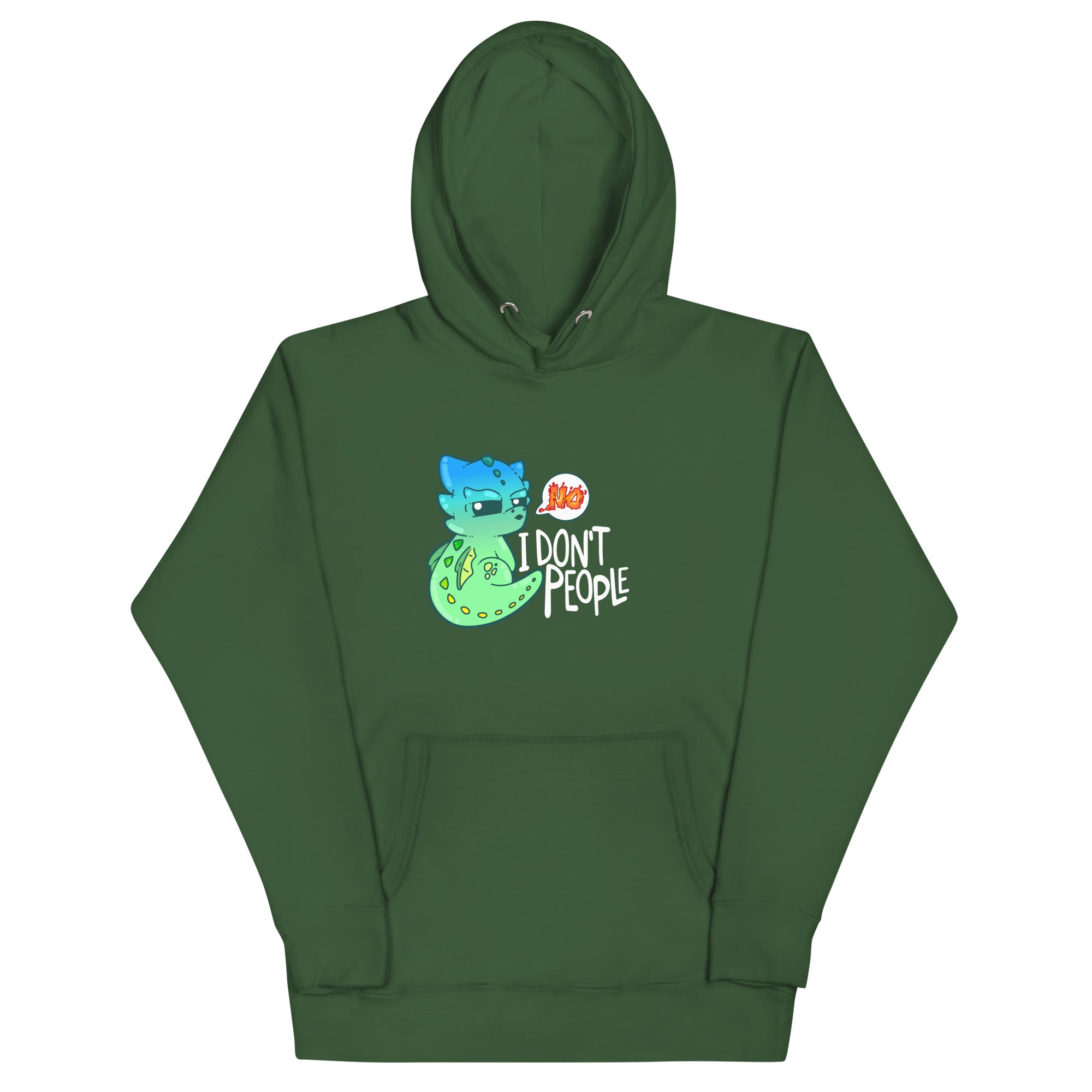 I DONT PEOPLE - Modded Hoodie - ChubbleGumLLC