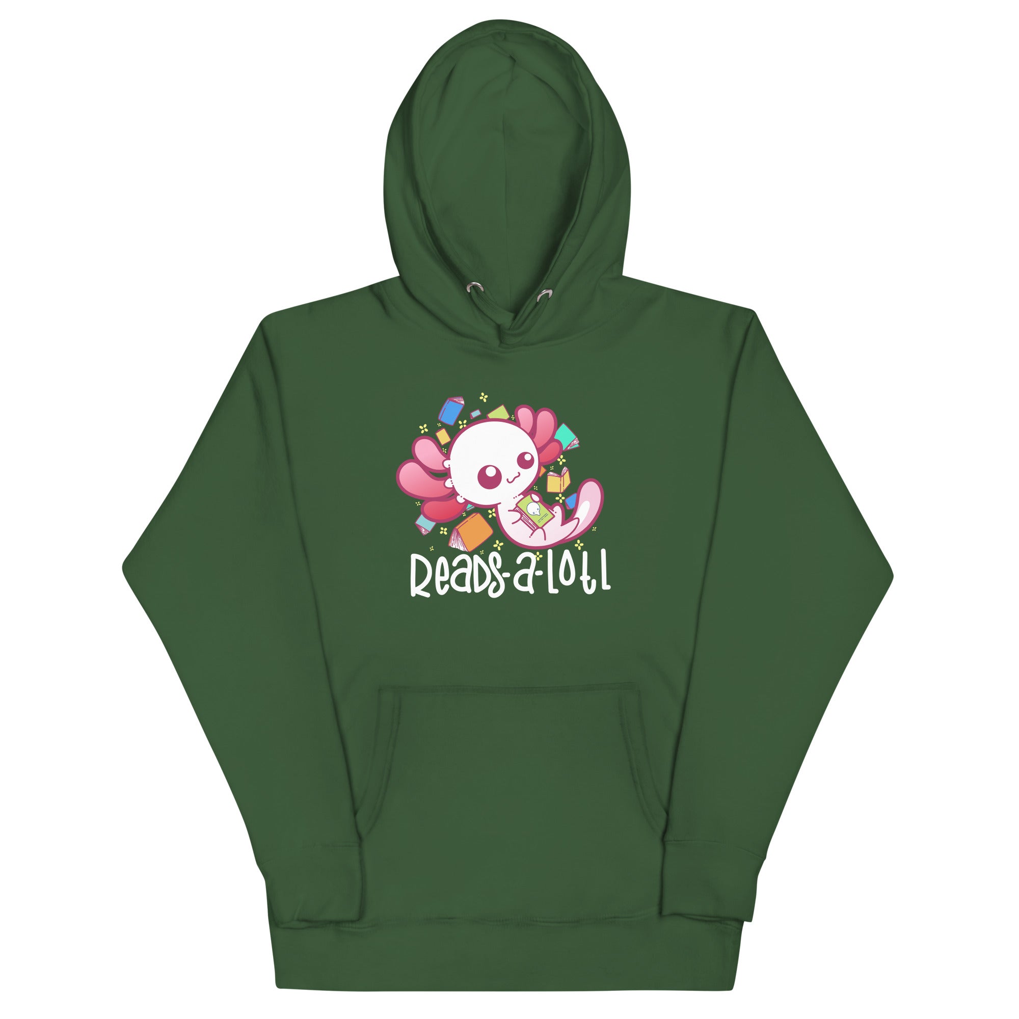 READS A LOTL - Modified Hoodie - ChubbleGumLLC