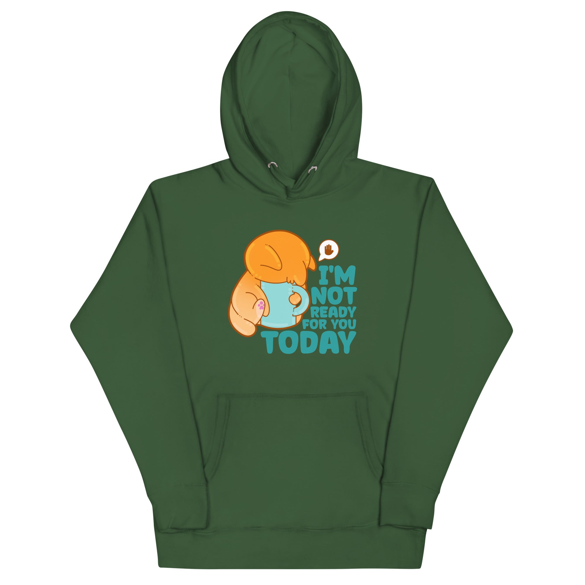 IM NOT READY FOR YOU TODAY - Hoodie - ChubbleGumLLC