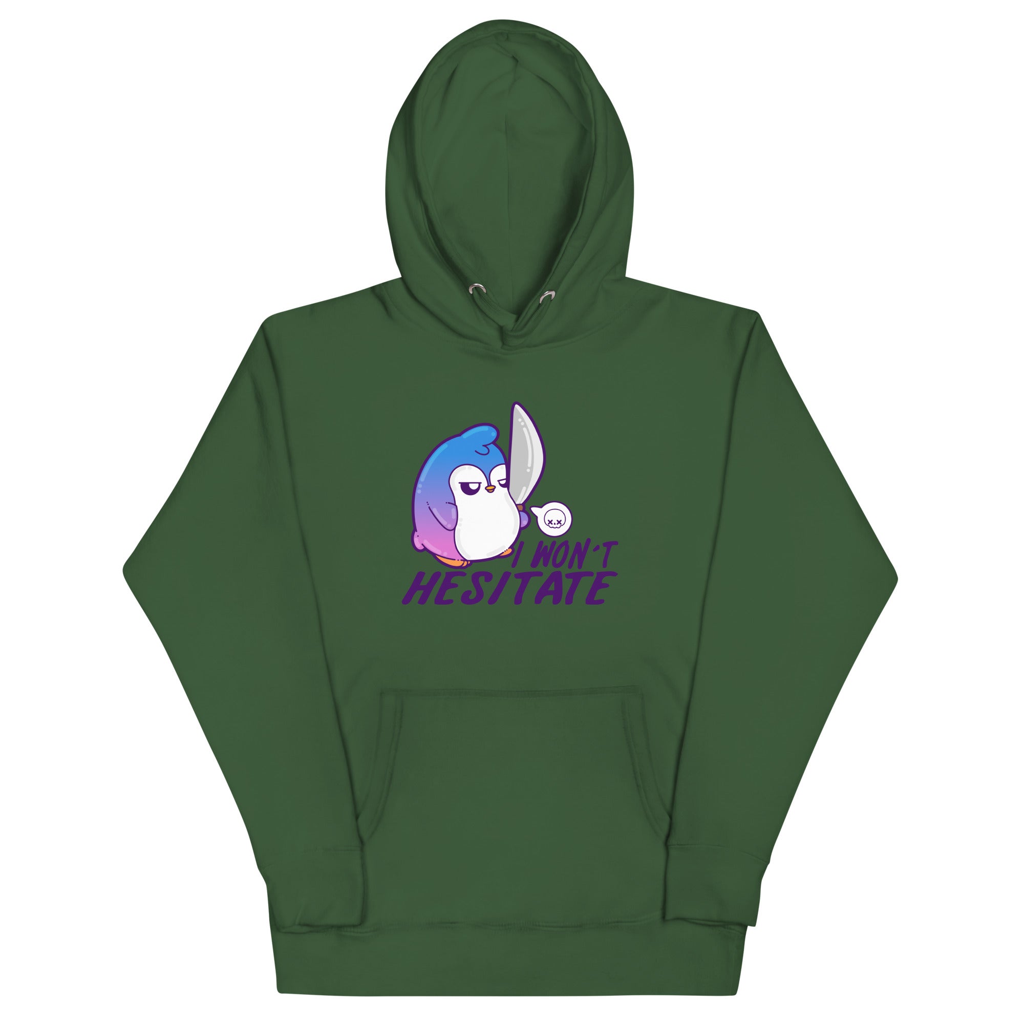 I WONT HESITATE - Hoodie - ChubbleGumLLC