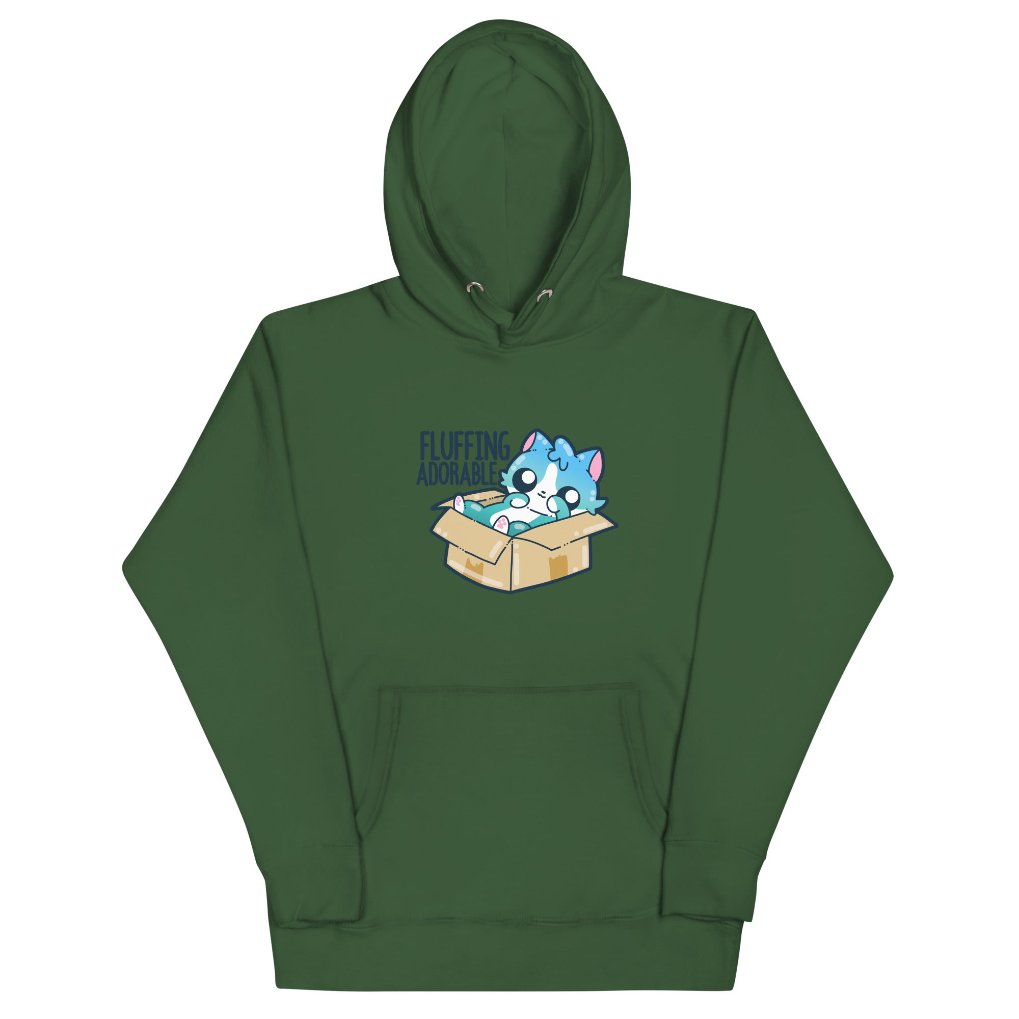 FLUFFING ADORABLE - Hoodie - ChubbleGumLLC