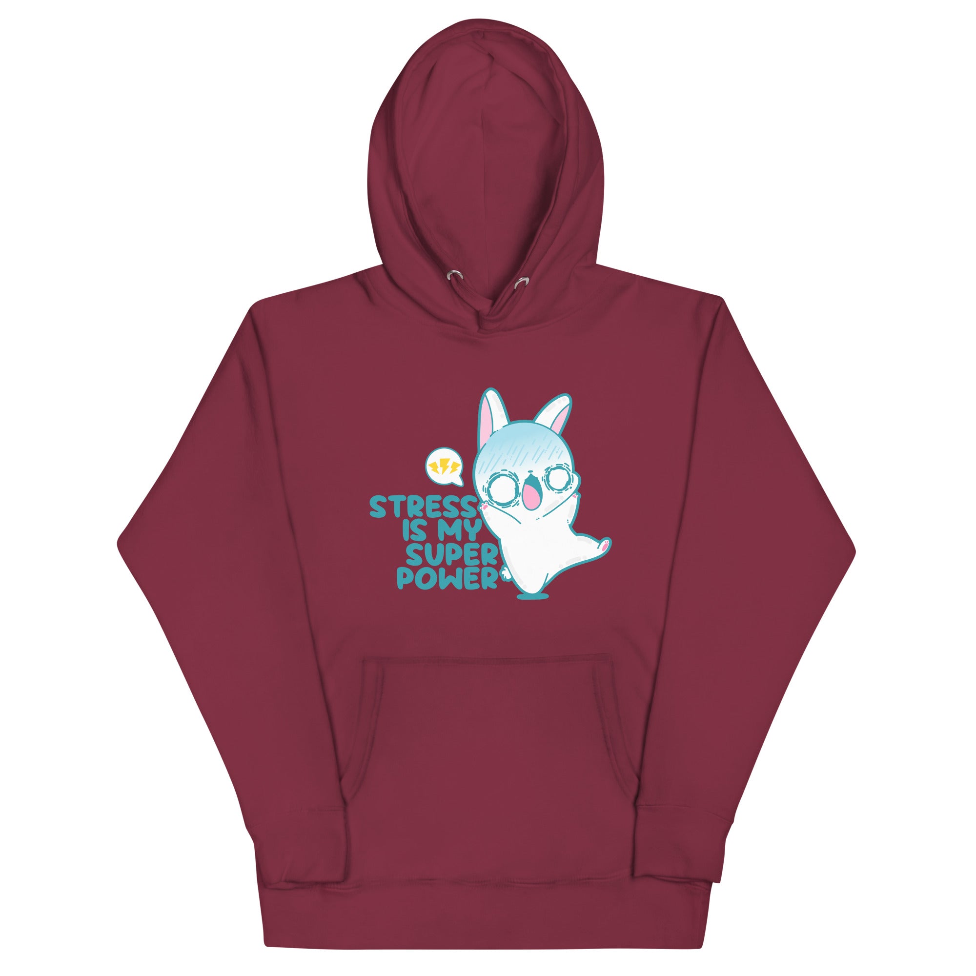 STRESS IS MY SUPERPOWER - Hoodie - ChubbleGumLLC