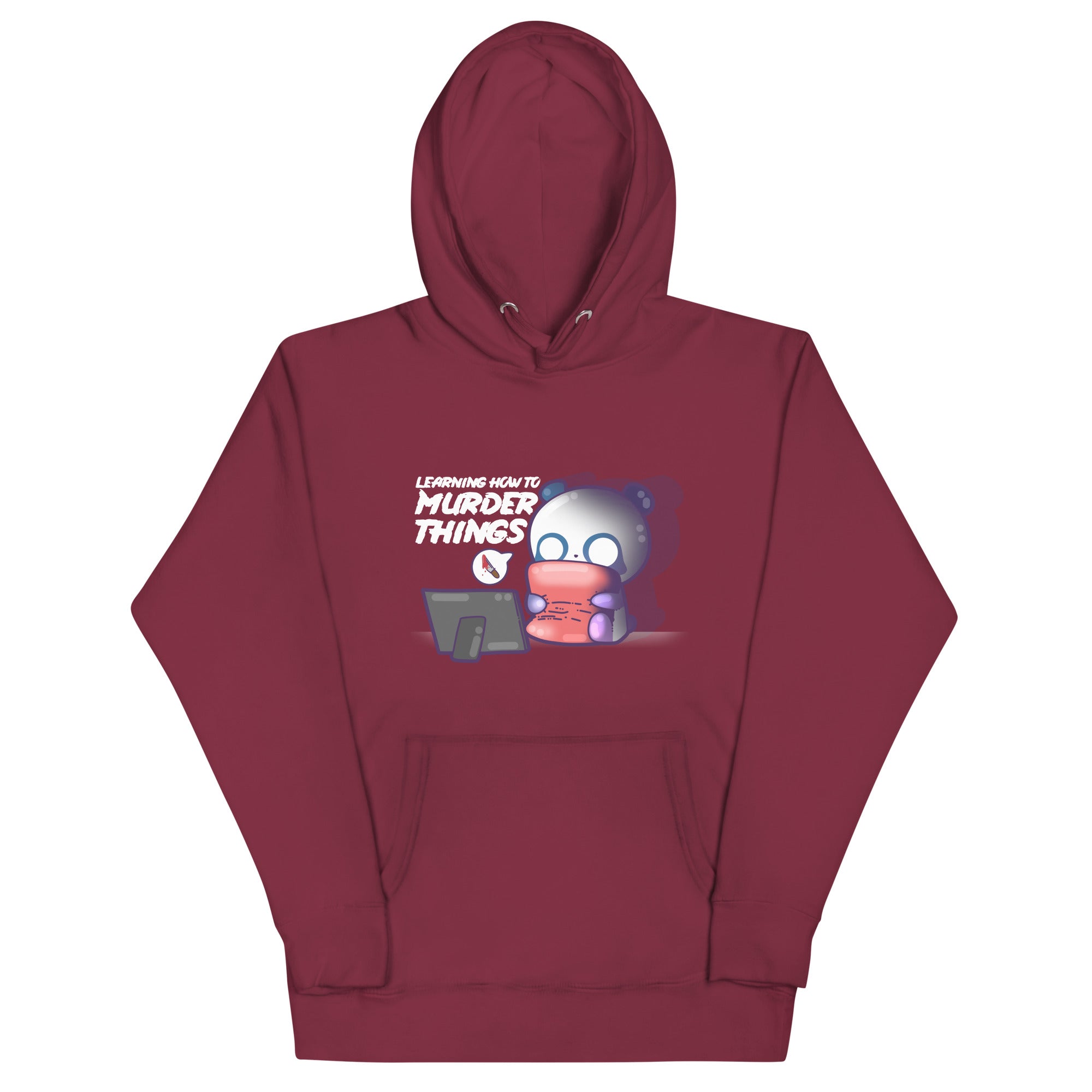 LEARNING HOW TO MURDER THINGS - Hoodie - ChubbleGumLLC