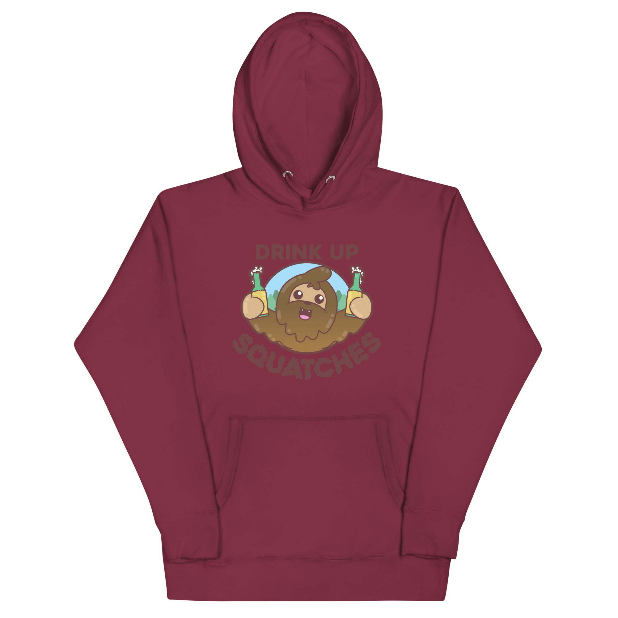 DRINK UP SQUATCHES - Hoodie - ChubbleGumLLC