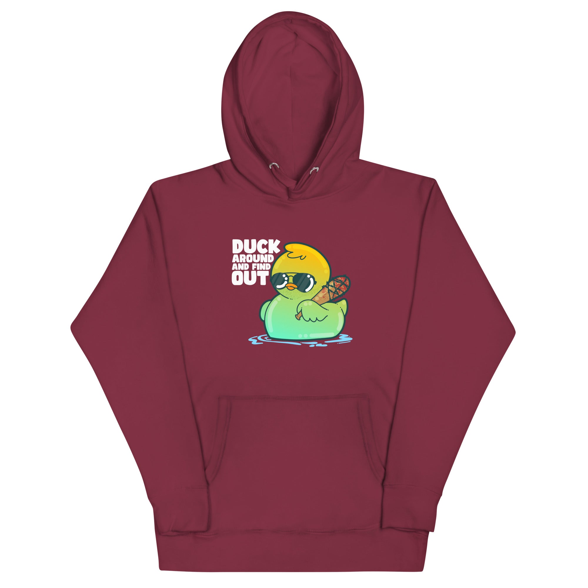 DUCK AROUND AND FIND OUT - Modded Hoodie - ChubbleGumLLC