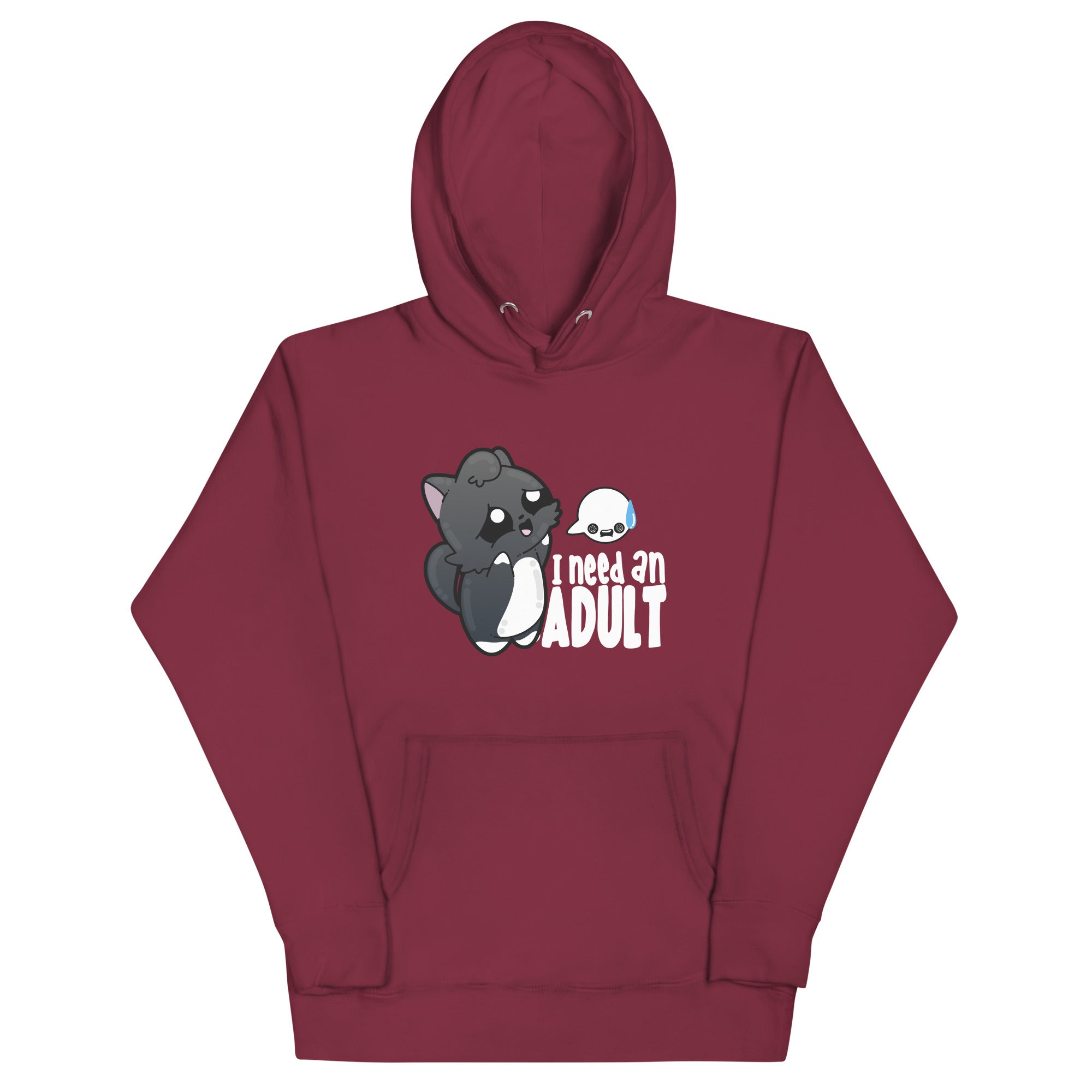 I NEED AN ADULT - Modded Hoodie - ChubbleGumLLC