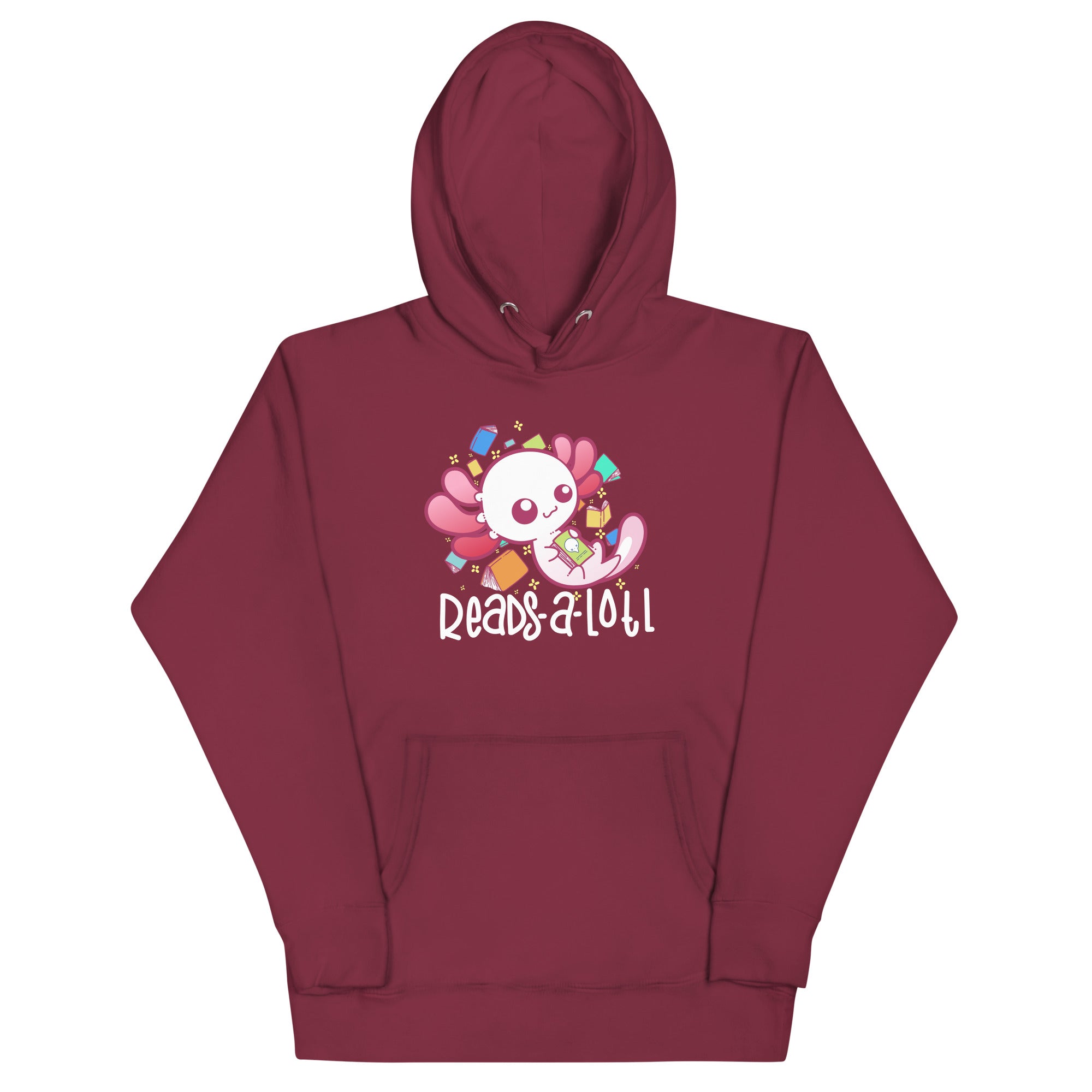 READS A LOTL - Modified Hoodie - ChubbleGumLLC