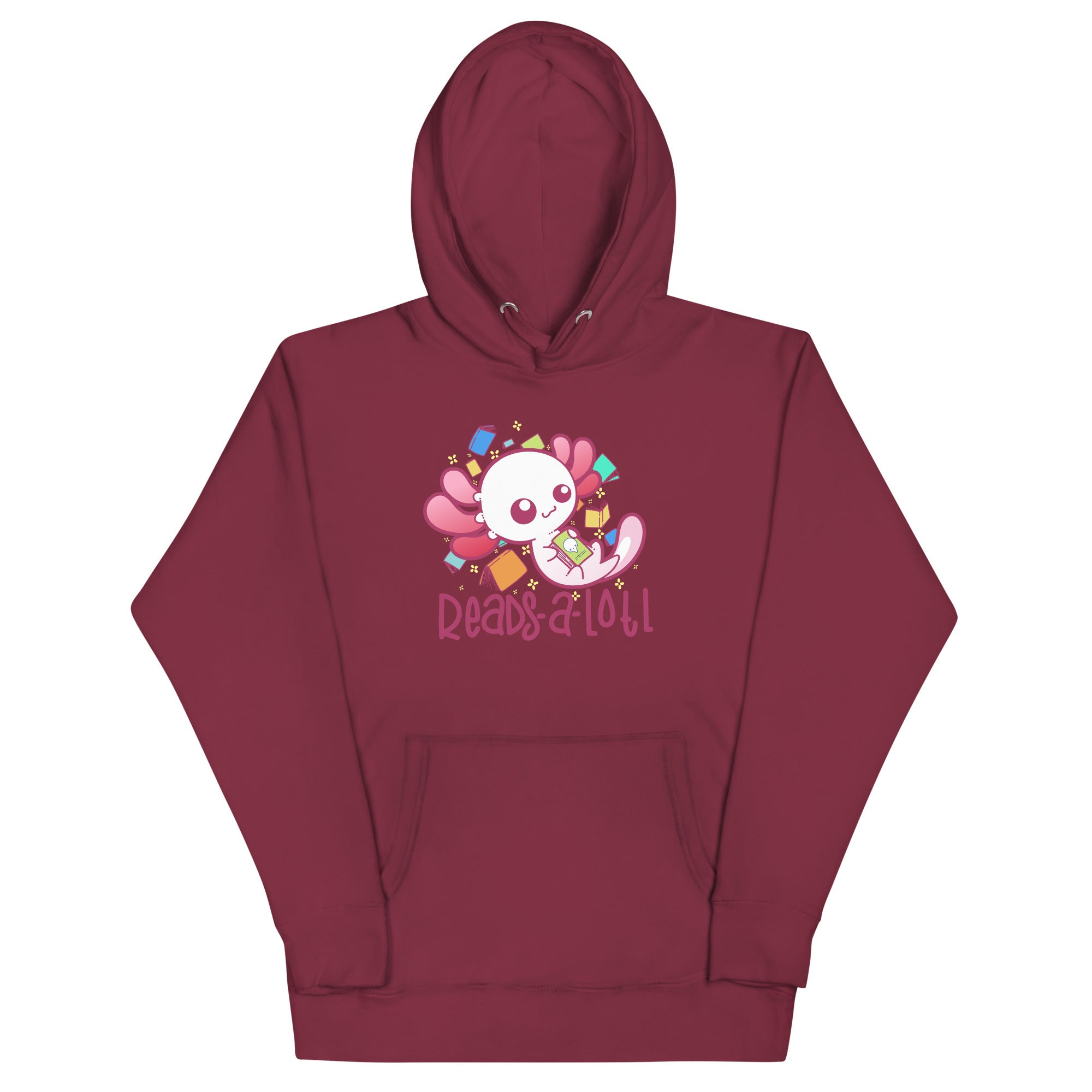 READS A LOTL - Hoodie - ChubbleGumLLC