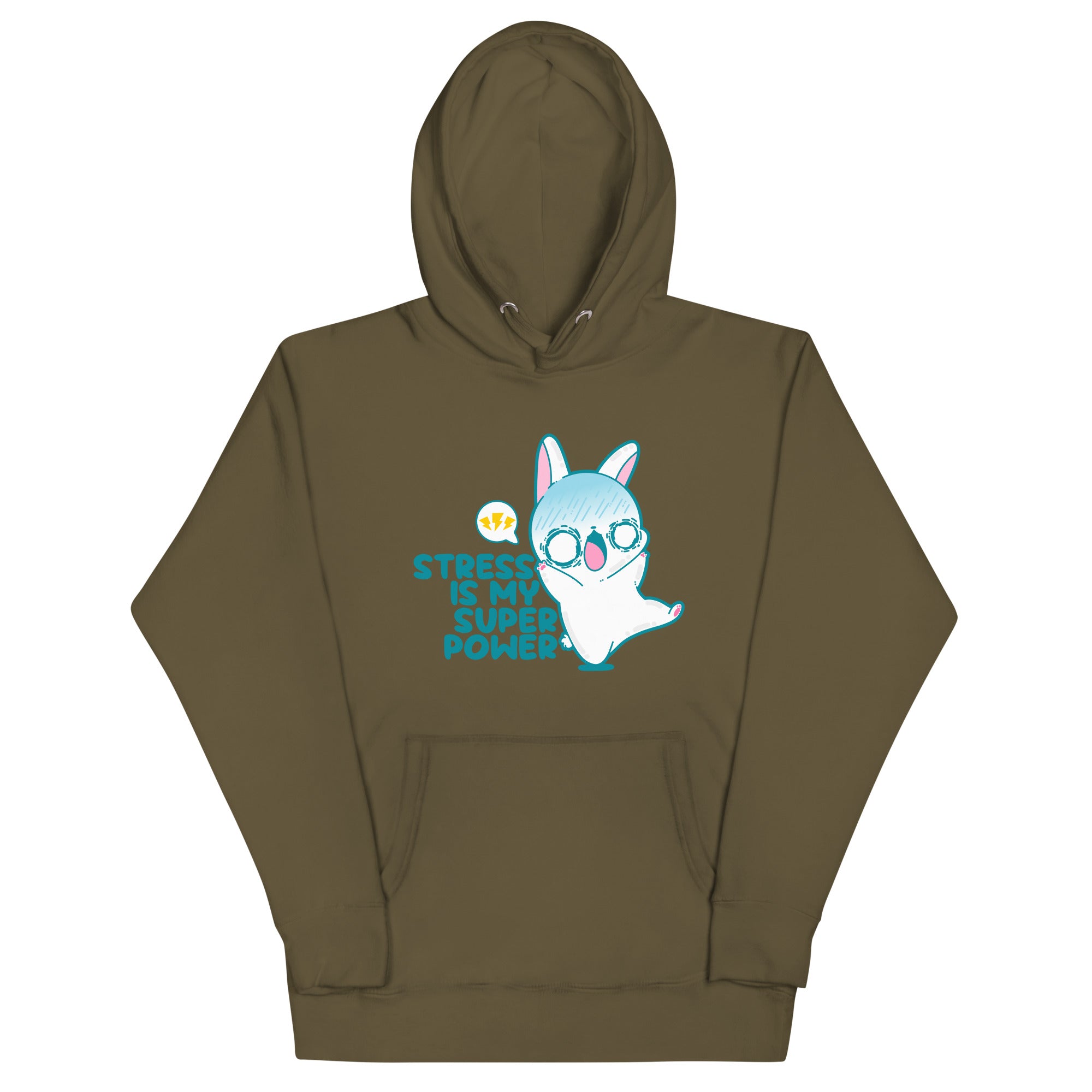 STRESS IS MY SUPERPOWER - Hoodie - ChubbleGumLLC