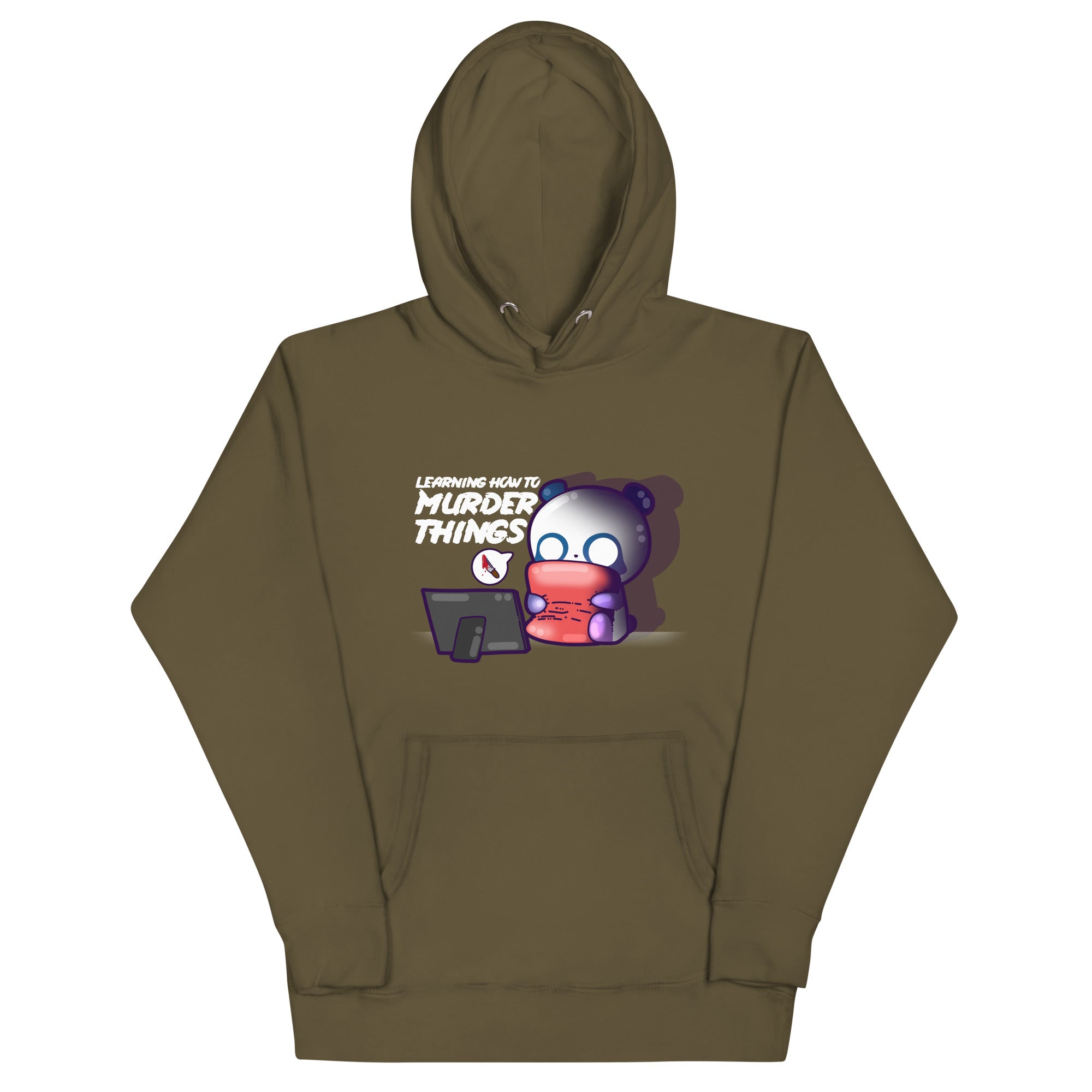 LEARNING HOW TO MURDER THINGS - Hoodie - ChubbleGumLLC