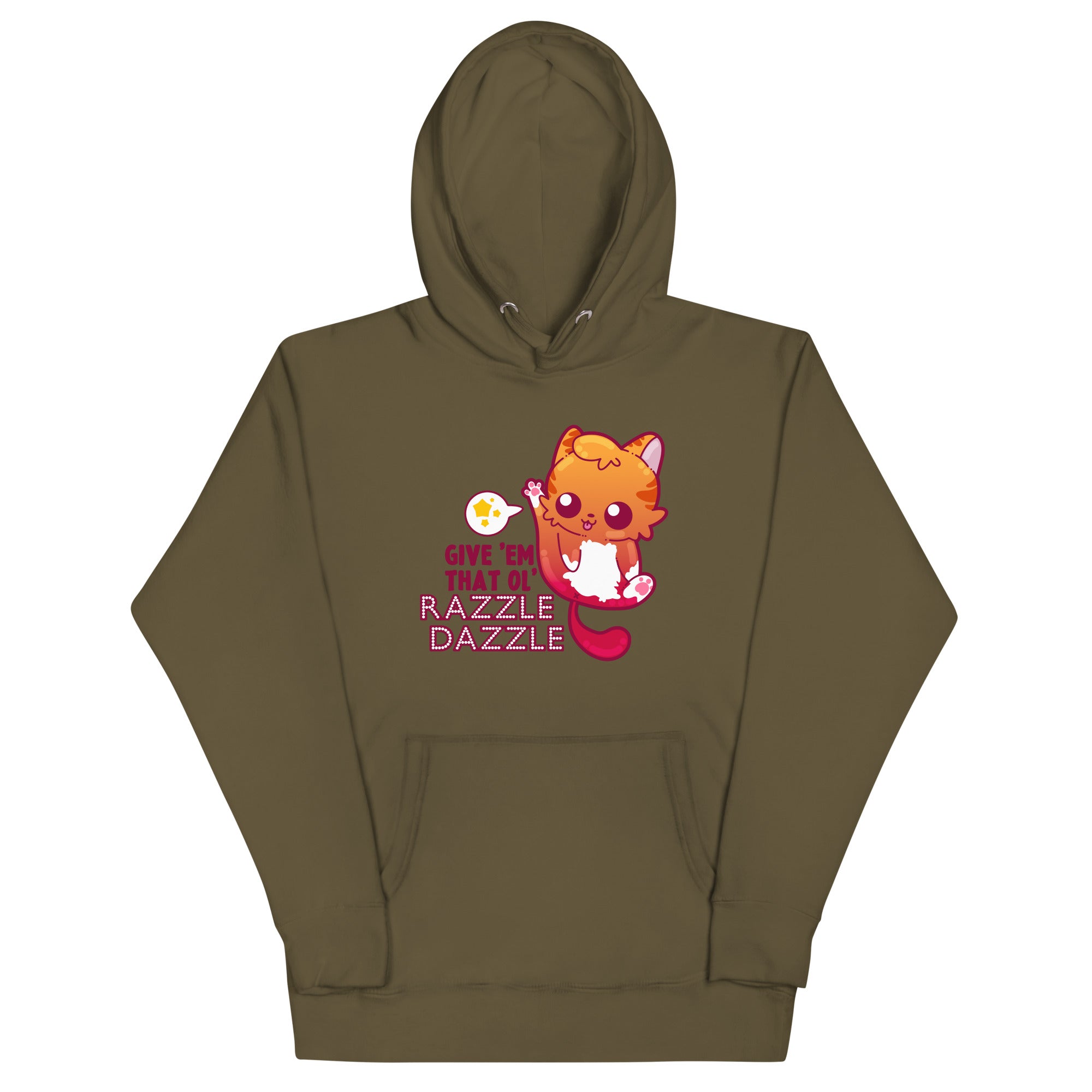 GIVE EM THAT OL RAZZLE DAZZLE - Hoodie - ChubbleGumLLC