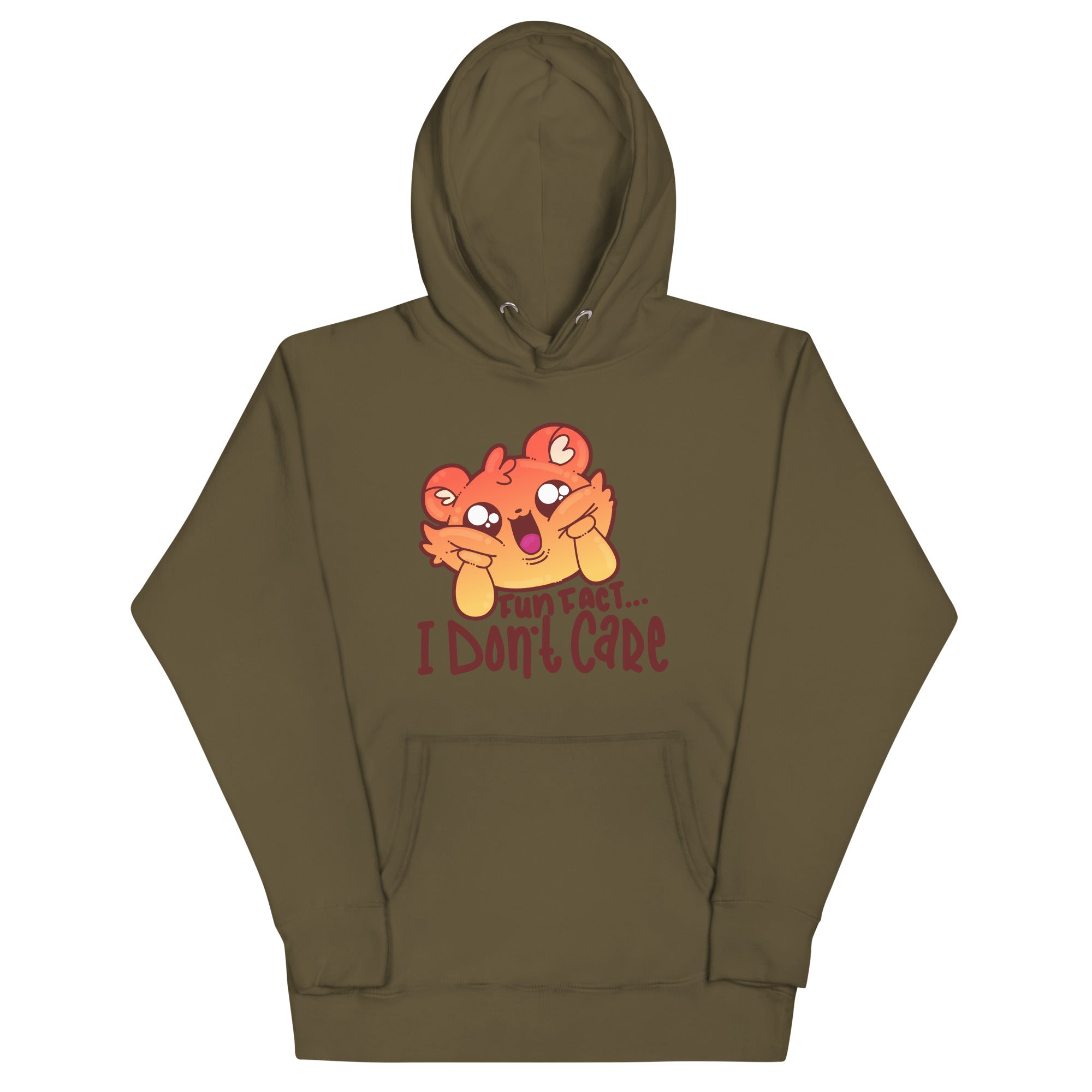 FUN FACT I DONT CARE - Hoodie - ChubbleGumLLC