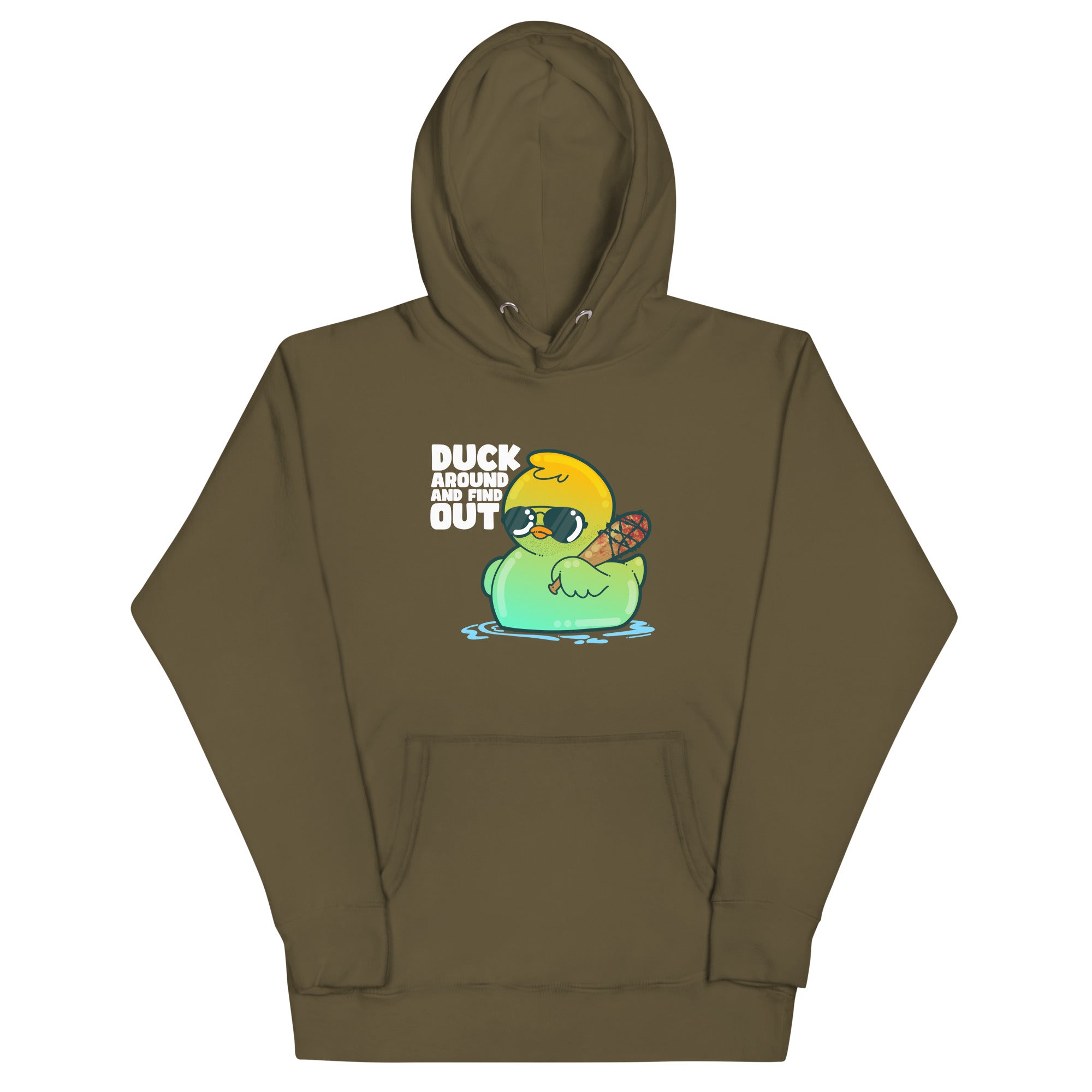 DUCK AROUND AND FIND OUT - Modded Hoodie - ChubbleGumLLC
