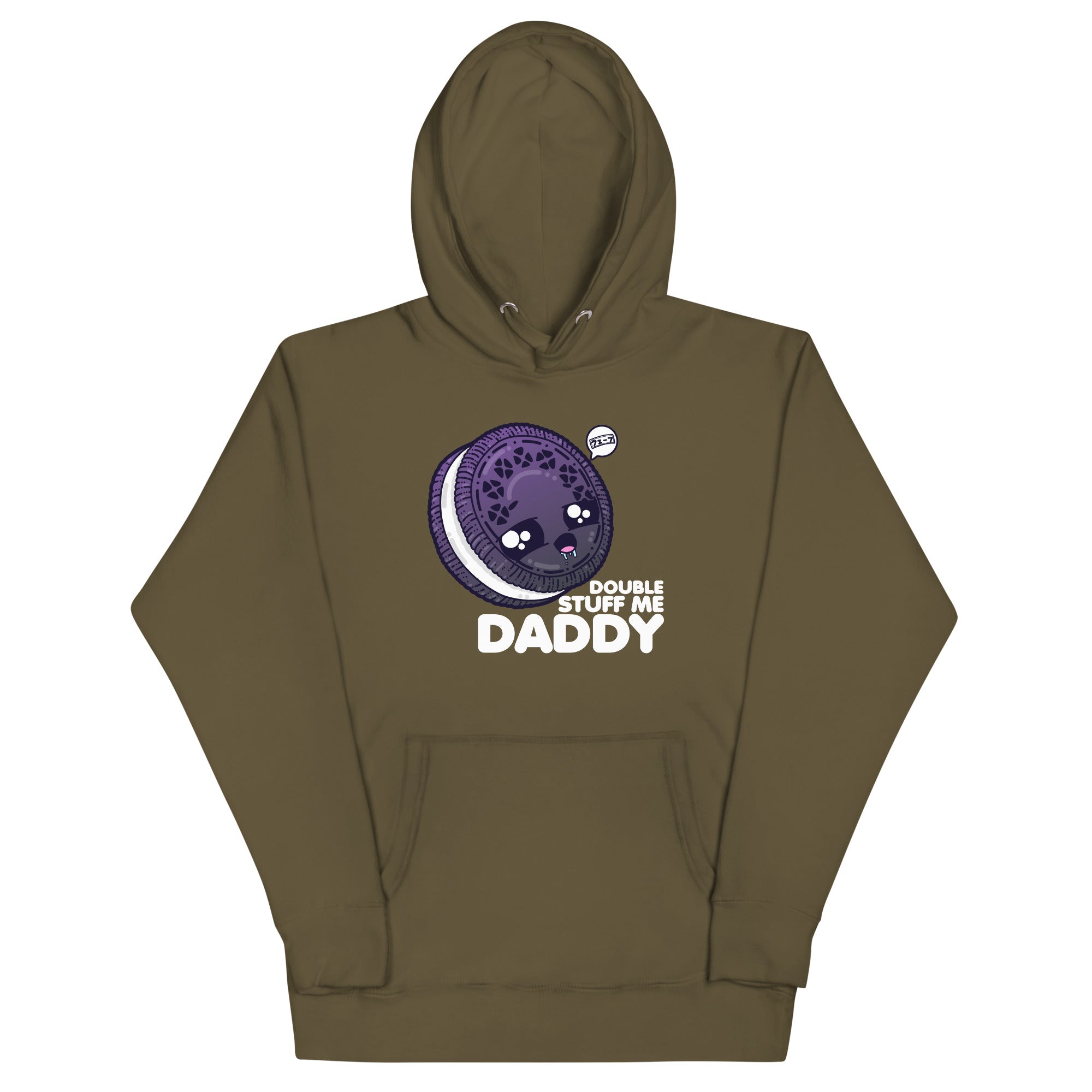 DOUBLE STUFF ME DADDY - Hoodie - ChubbleGumLLC