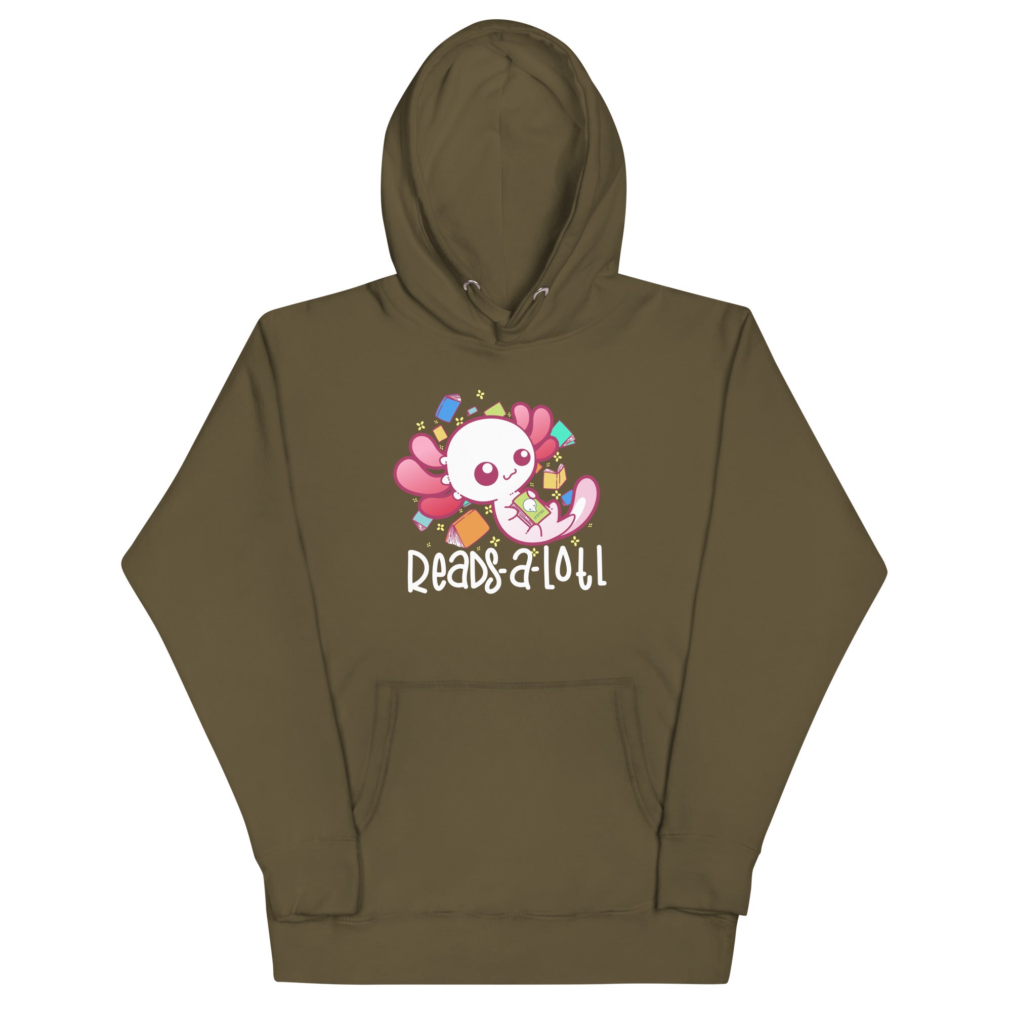 READS A LOTL - Modified Hoodie - ChubbleGumLLC