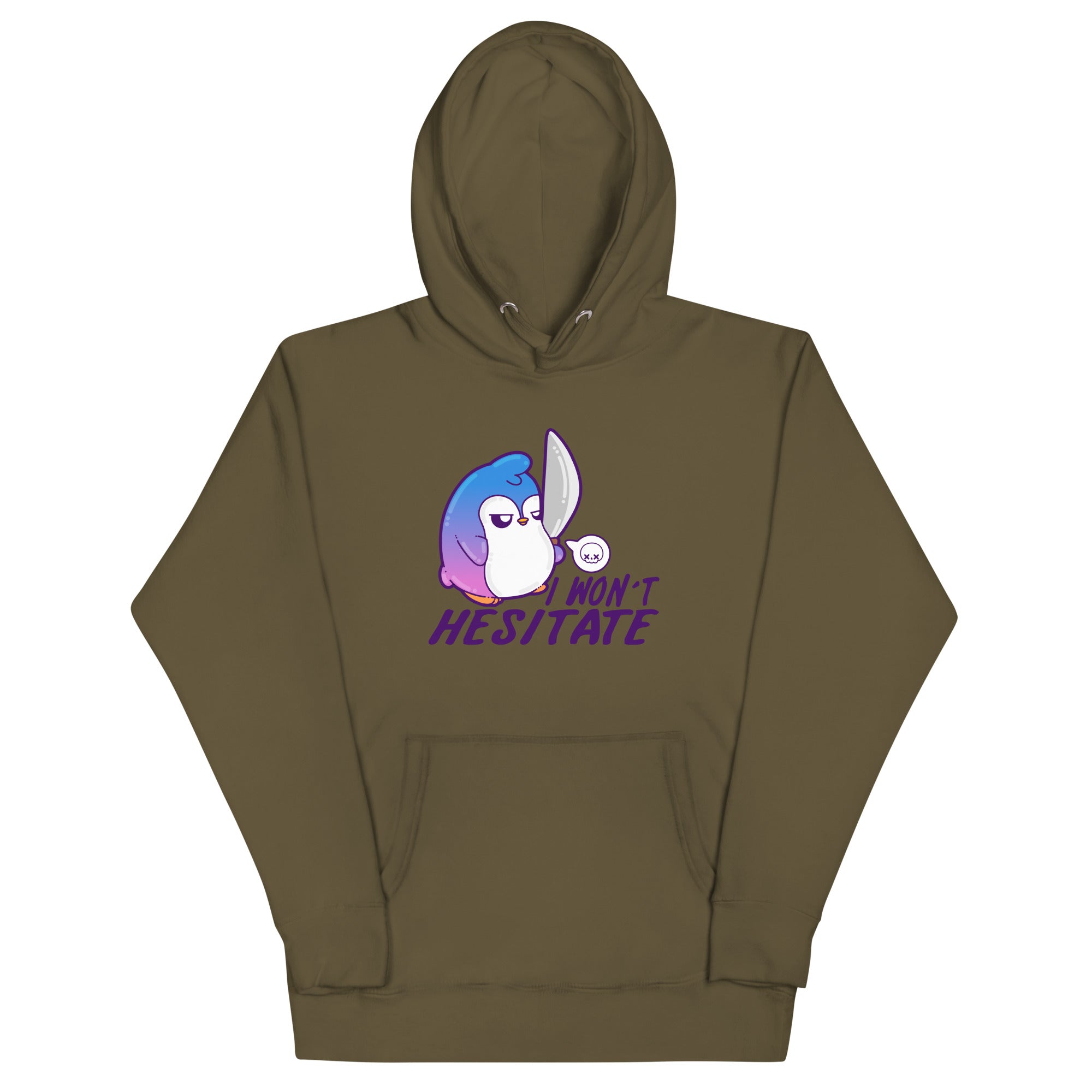 I WONT HESITATE - Hoodie - ChubbleGumLLC