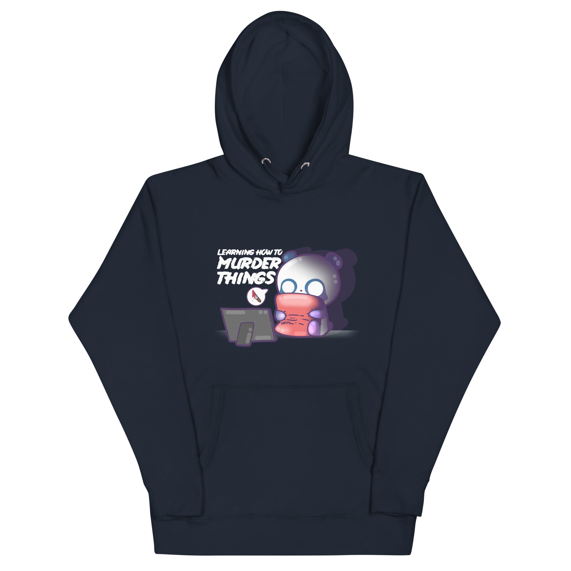 LEARNING HOW TO MURDER THINGS - Hoodie - ChubbleGumLLC