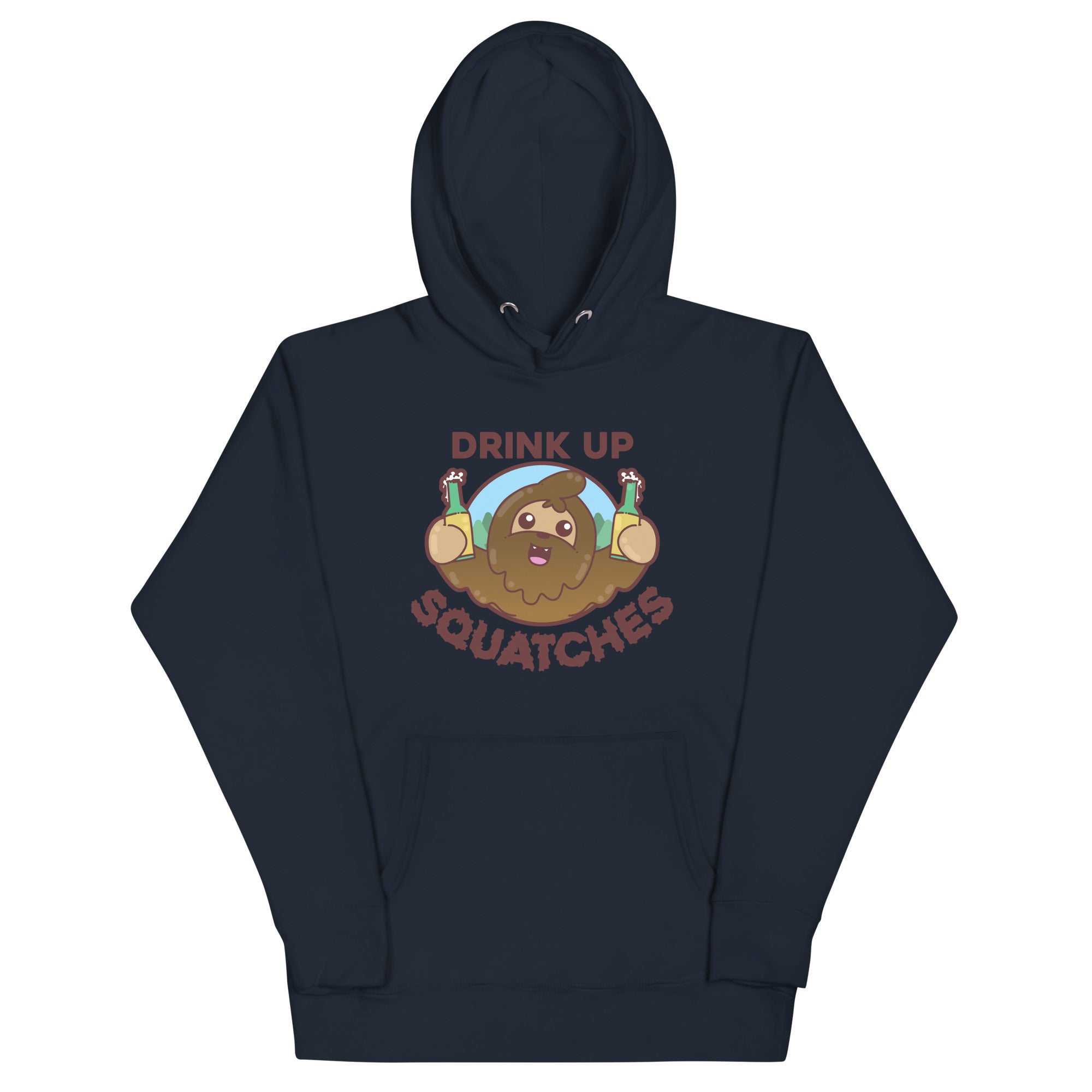 DRINK UP SQUATCHES - Hoodie - ChubbleGumLLC