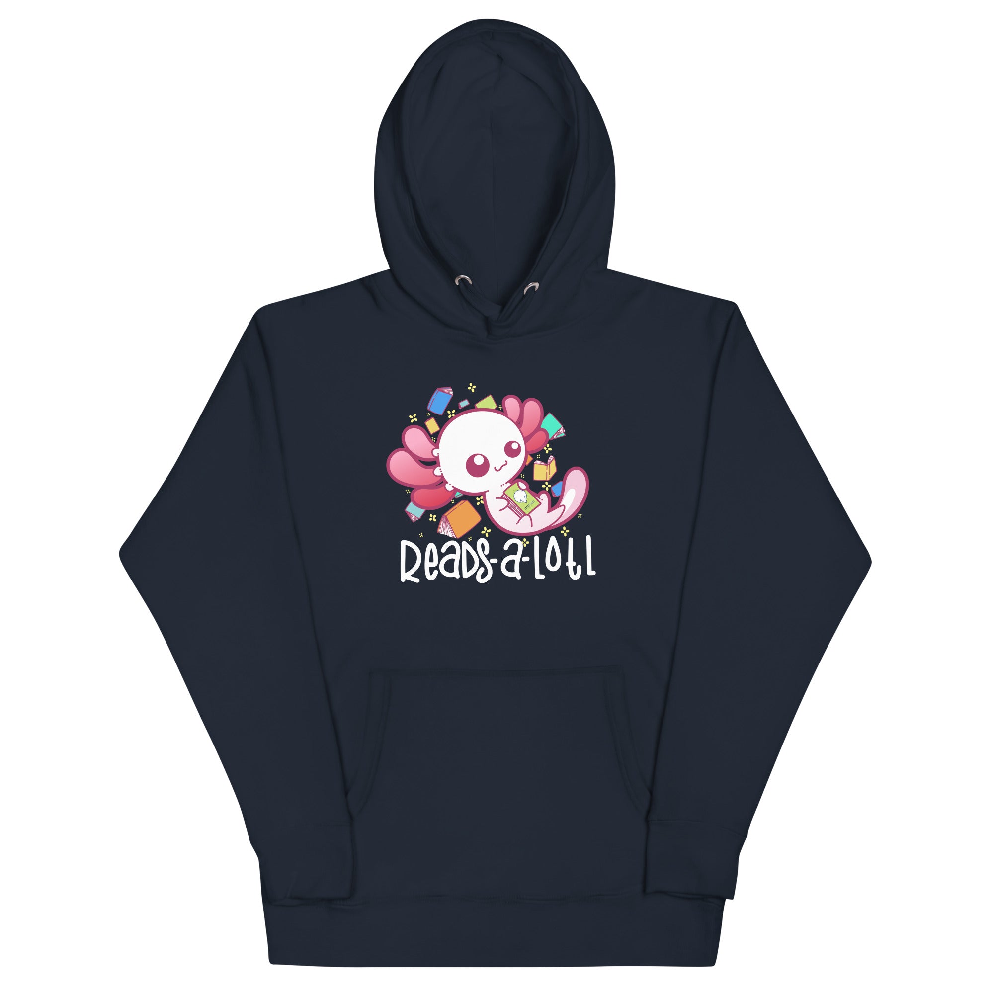 READS A LOTL - Modified Hoodie - ChubbleGumLLC