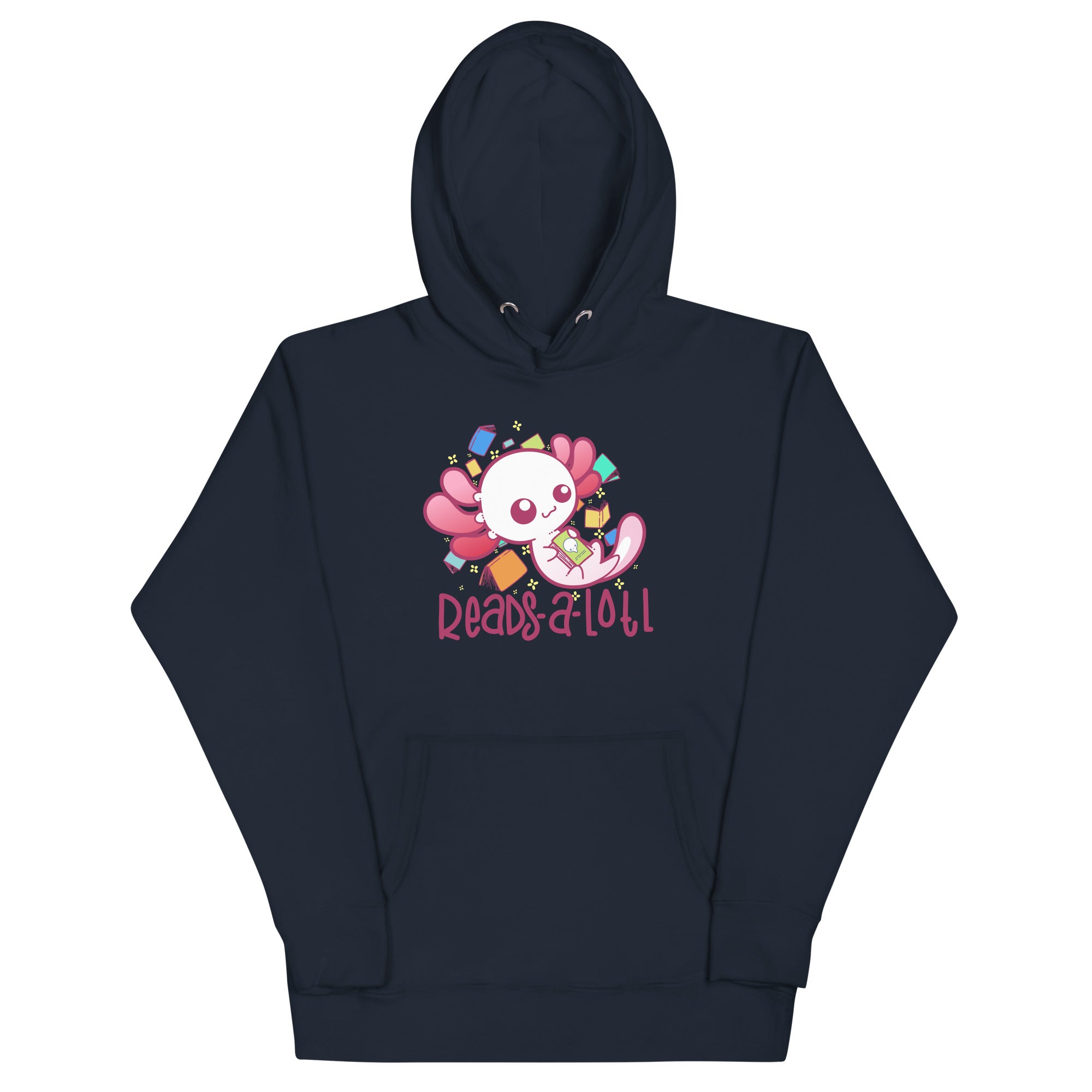 READS A LOTL - Hoodie - ChubbleGumLLC