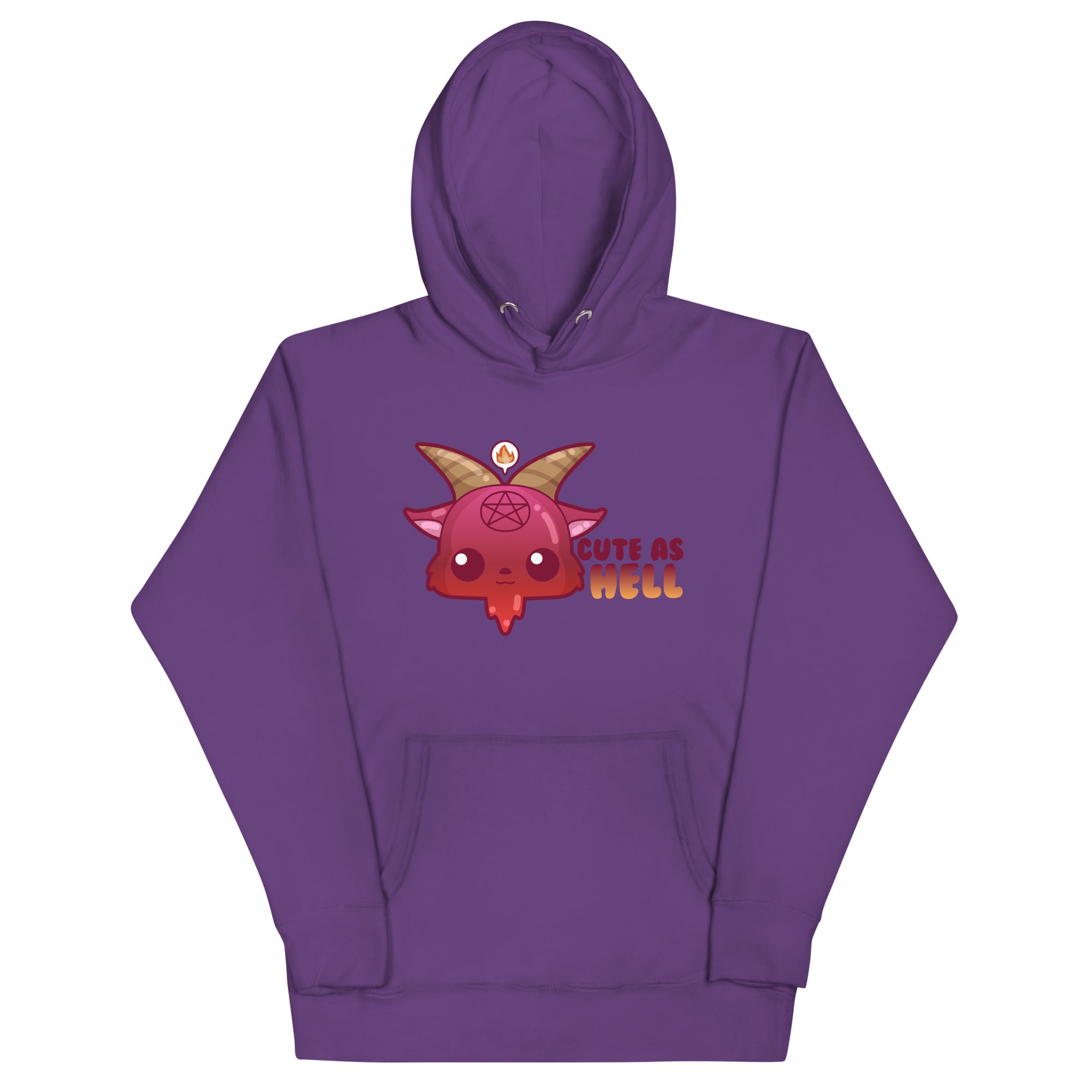 CUTE AS HELL - Hoodie - ChubbleGumLLC