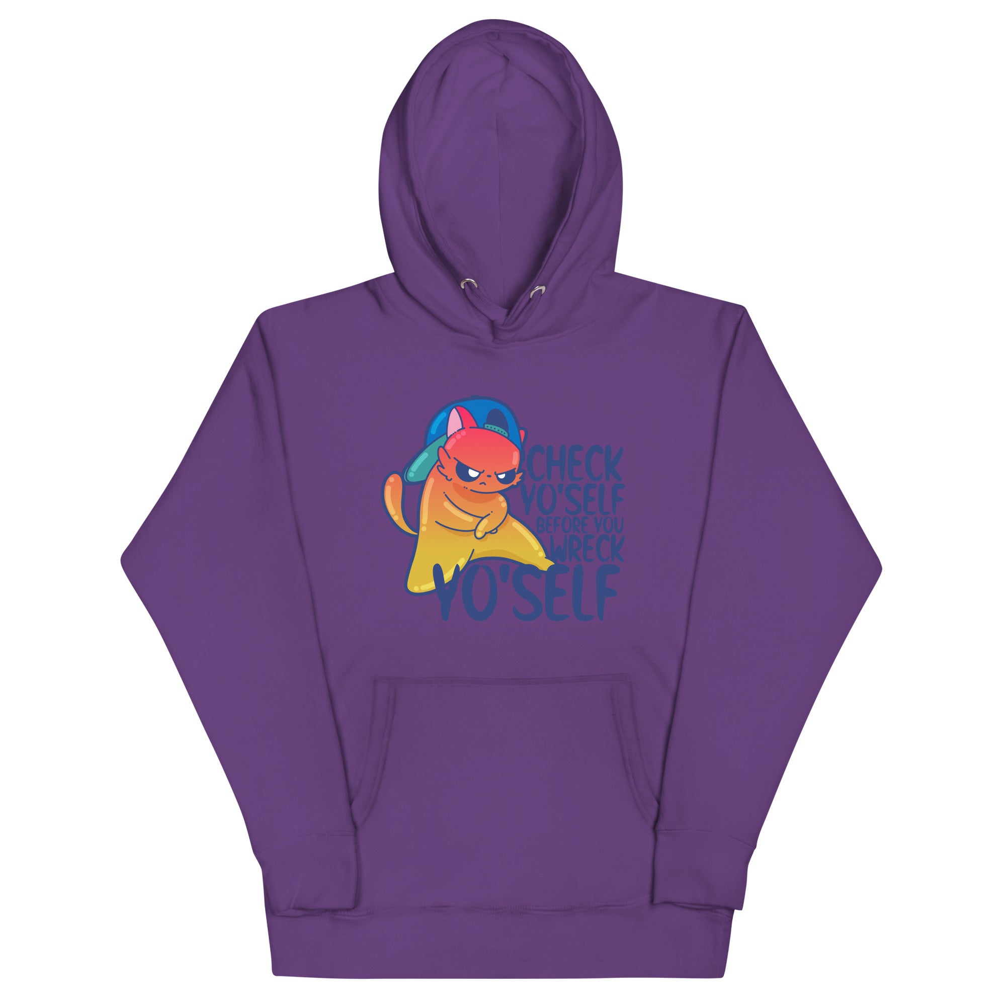 CHECK YOSELF - Hoodie - ChubbleGumLLC