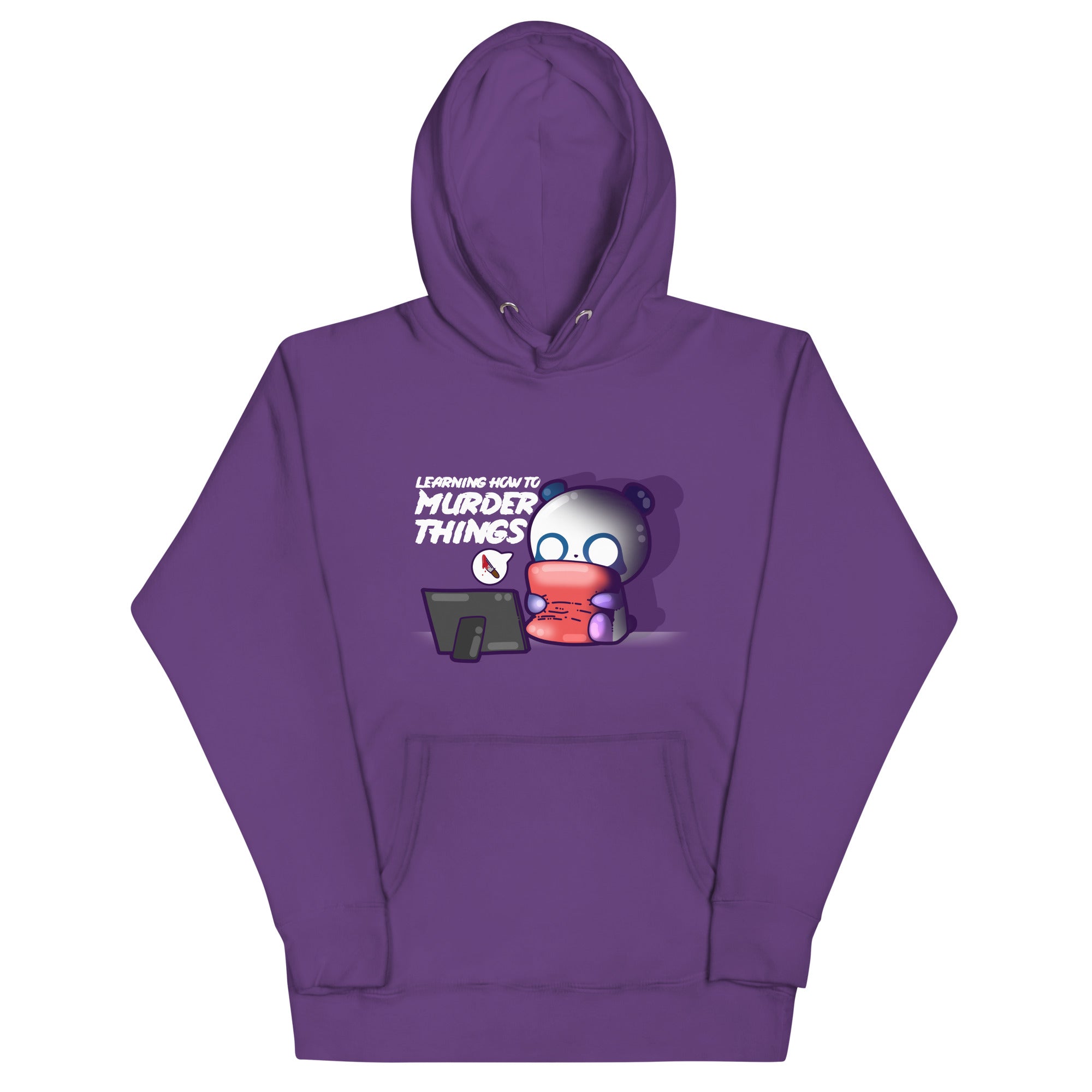 LEARNING HOW TO MURDER THINGS - Hoodie - ChubbleGumLLC