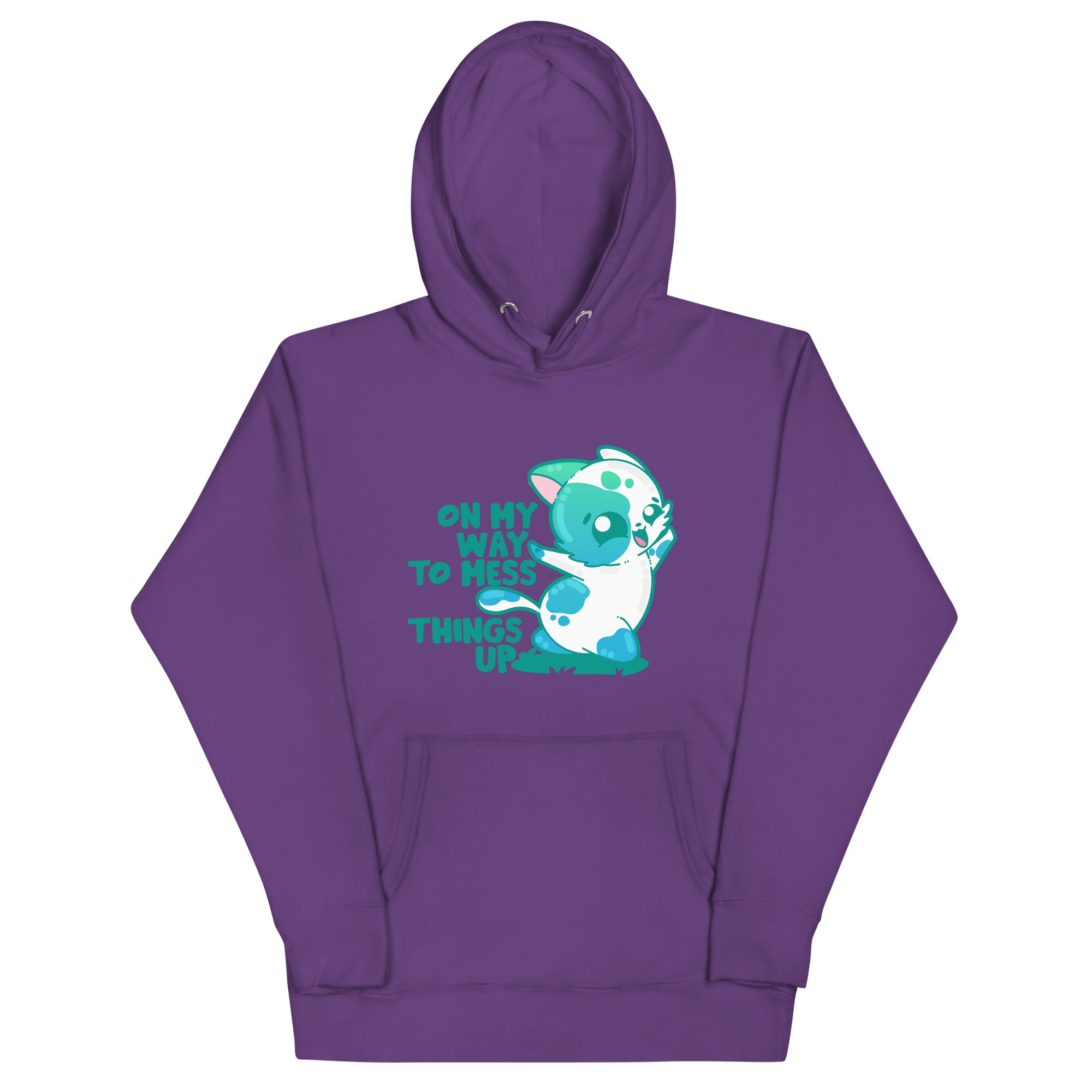 ON MY WAY TO MESS THINGS UP - Hoodie - ChubbleGumLLC