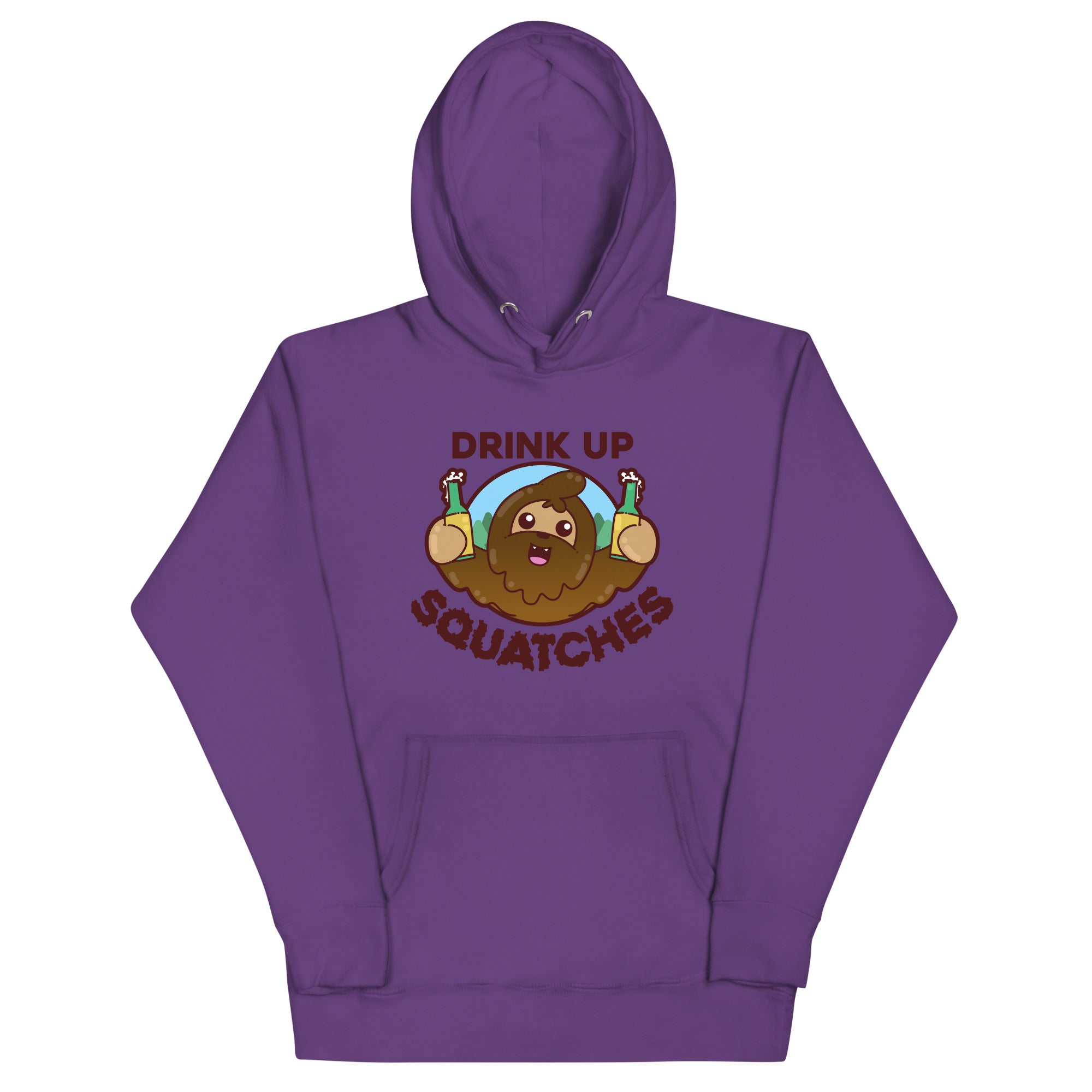 DRINK UP SQUATCHES - Hoodie - ChubbleGumLLC