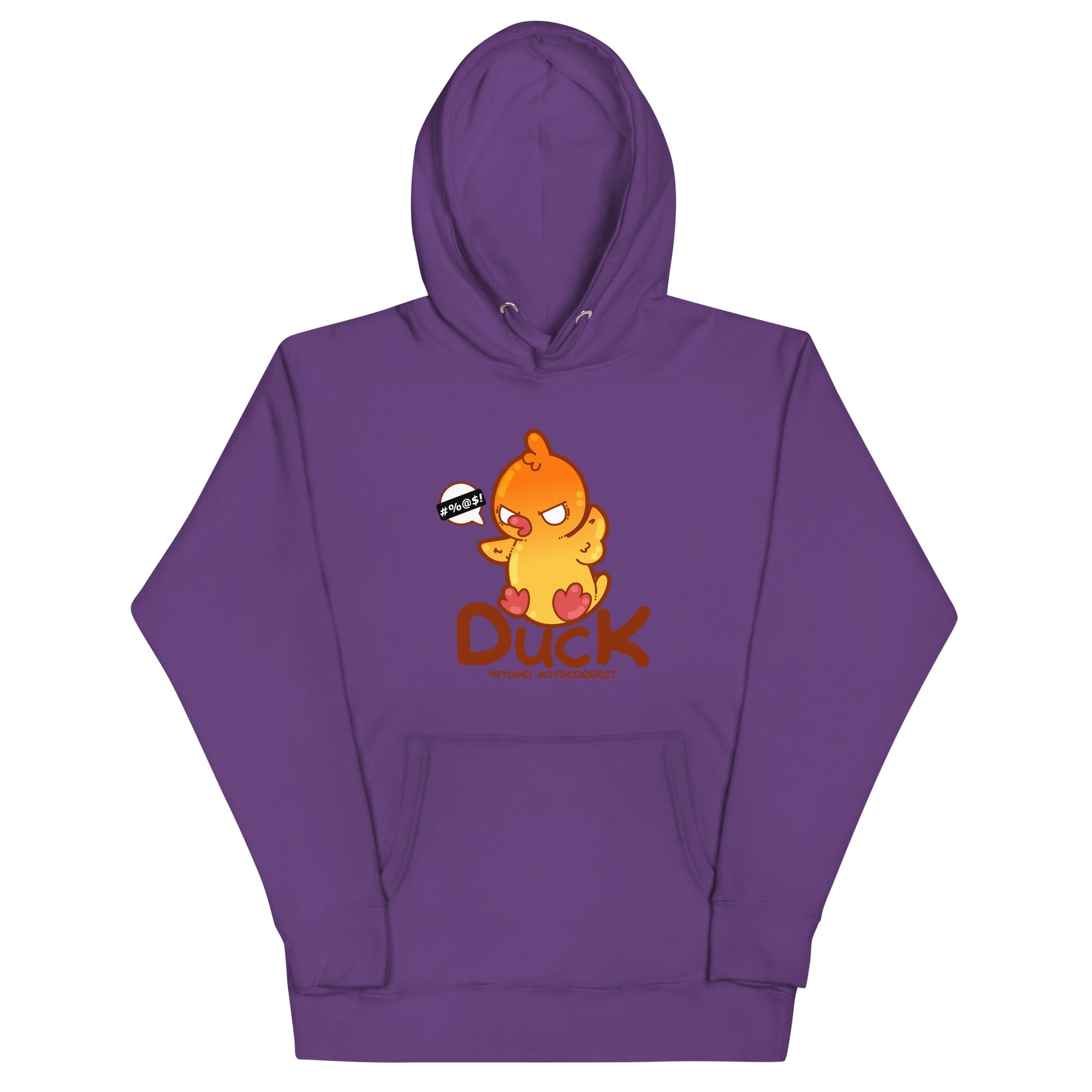 DUCK STUPID AUTOCORRECT - Hoodie - ChubbleGumLLC