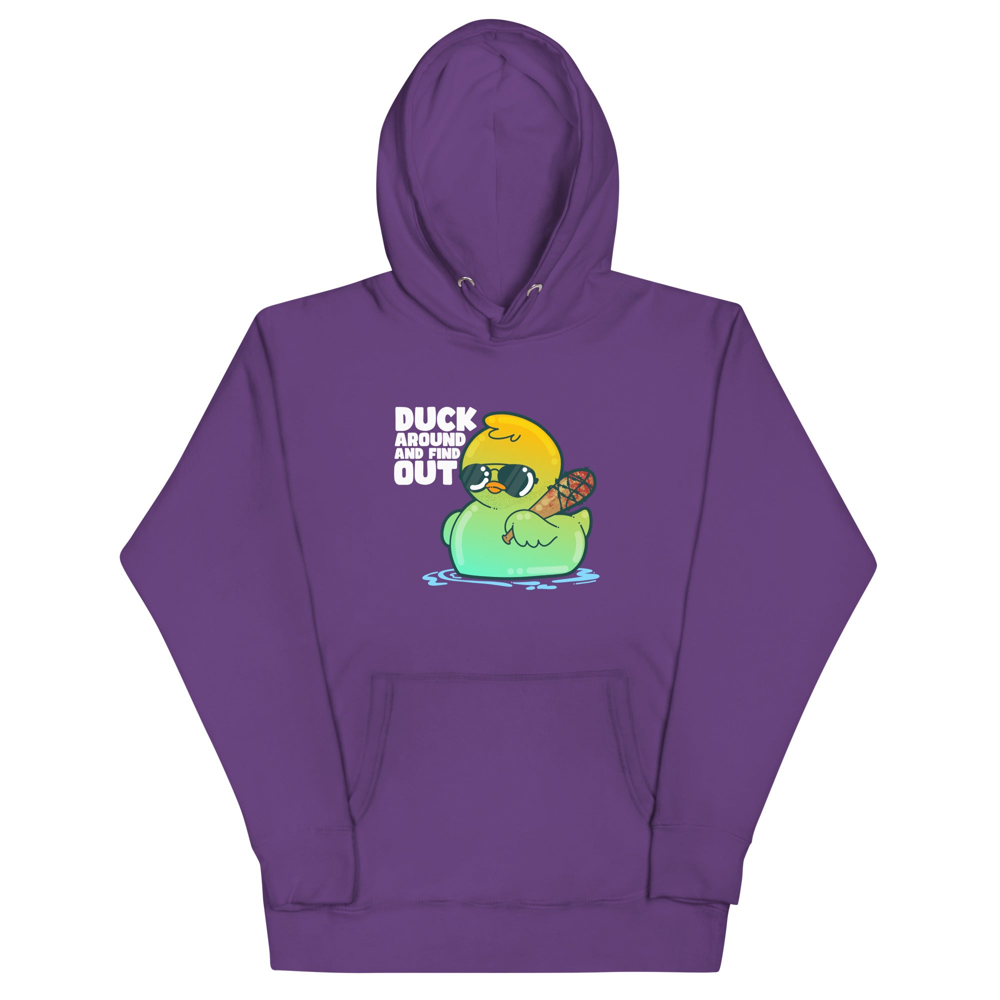 DUCK AROUND AND FIND OUT - Modded Hoodie - ChubbleGumLLC
