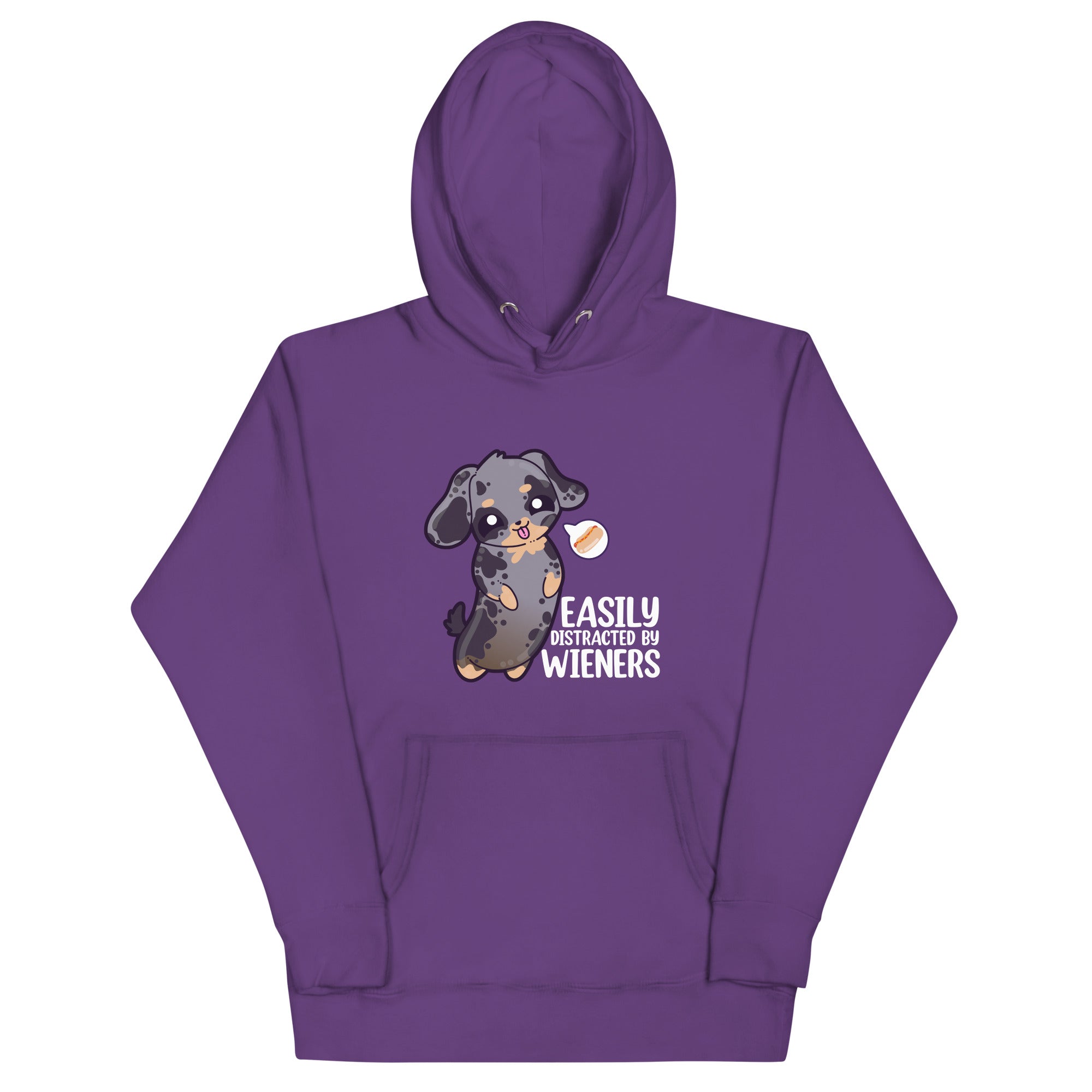 EASILY DISTRACTED BY WEINERS - Modded Hoodie - ChubbleGumLLC