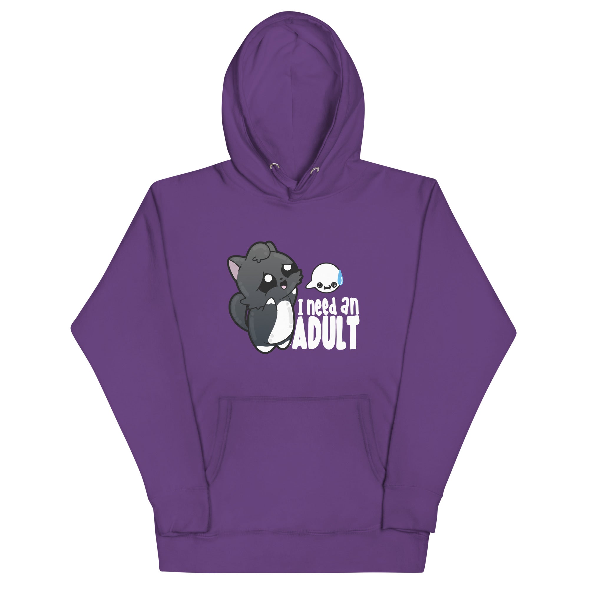 I NEED AN ADULT - Modded Hoodie - ChubbleGumLLC