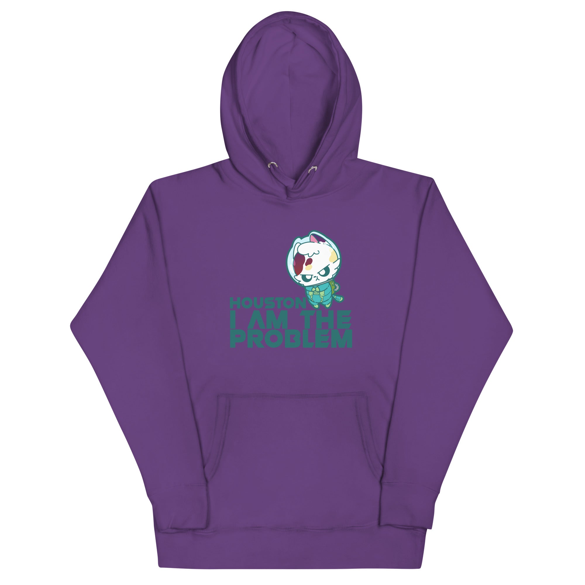 HOUSTON I AM THE PROBLEM - Hoodie - ChubbleGumLLC