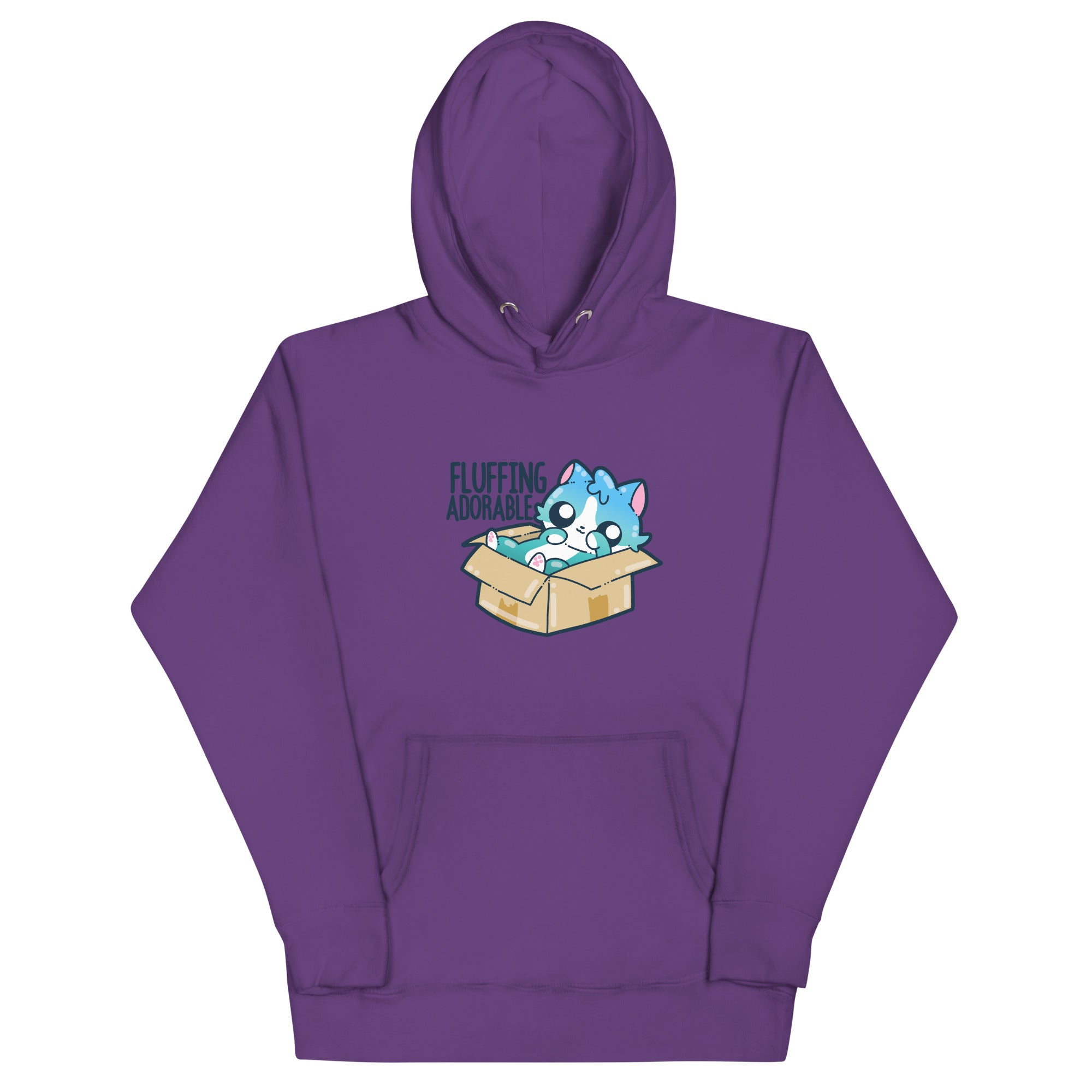 FLUFFING ADORABLE - Hoodie - ChubbleGumLLC