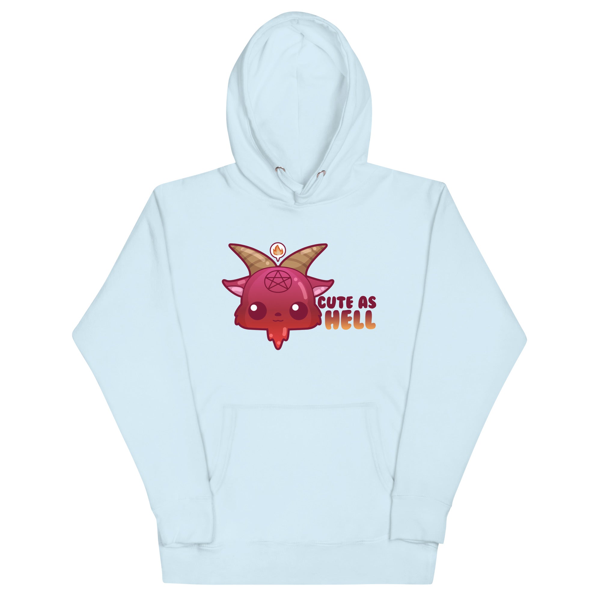 CUTE AS HELL - Hoodie - ChubbleGumLLC