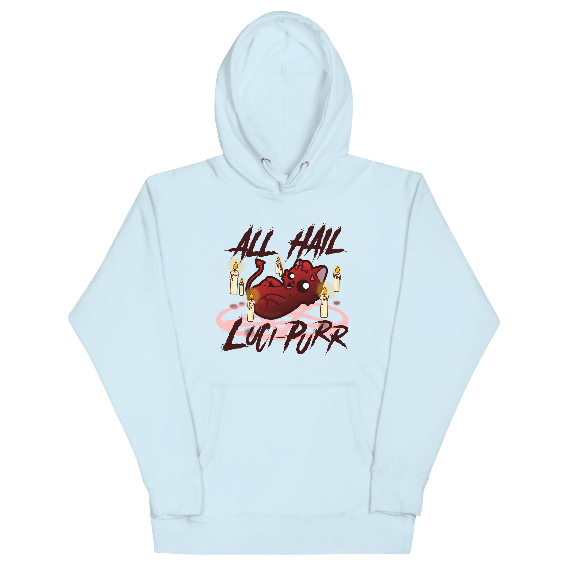 ALL HAIL LUCIPURR - Hoodie - ChubbleGumLLC