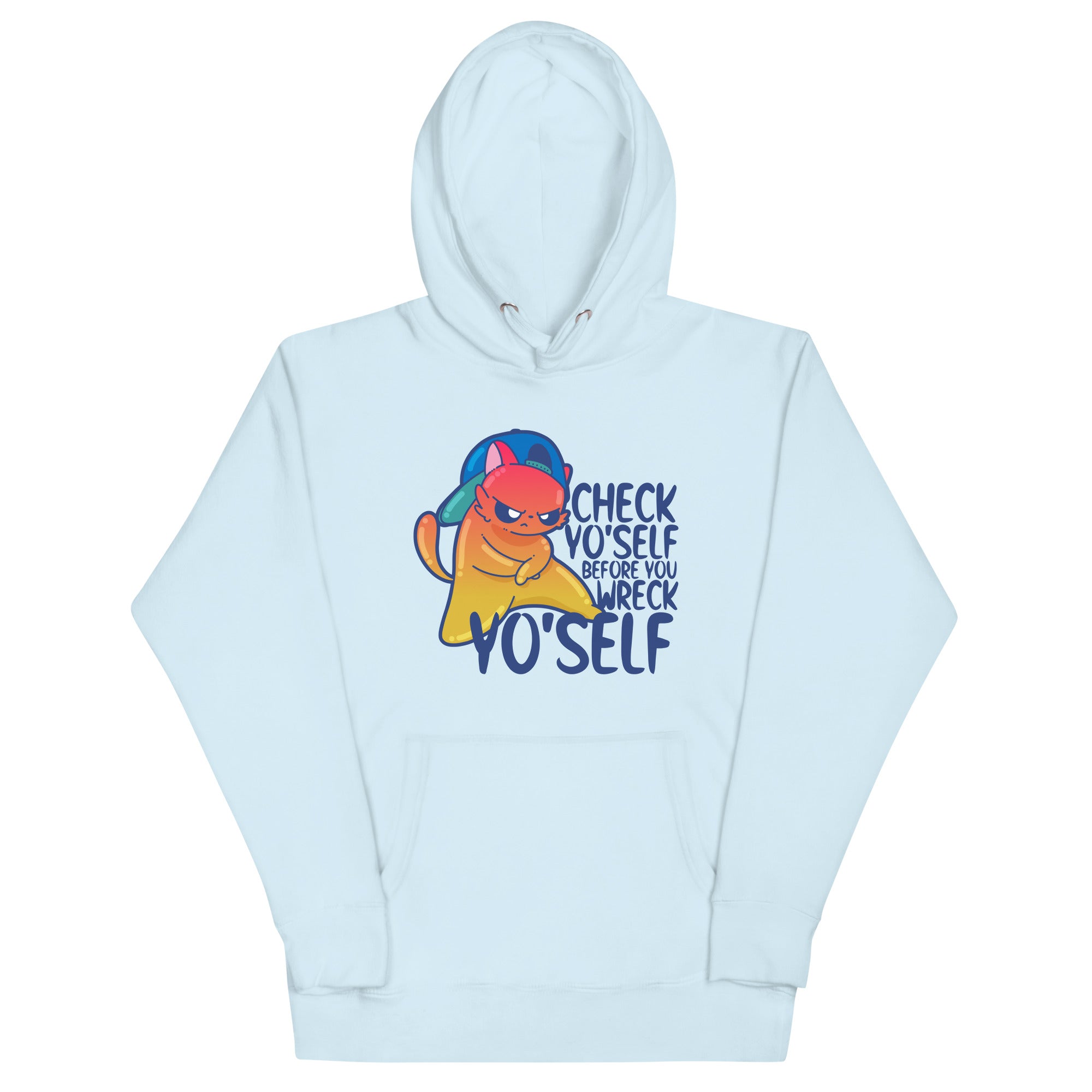 CHECK YOSELF - Hoodie - ChubbleGumLLC