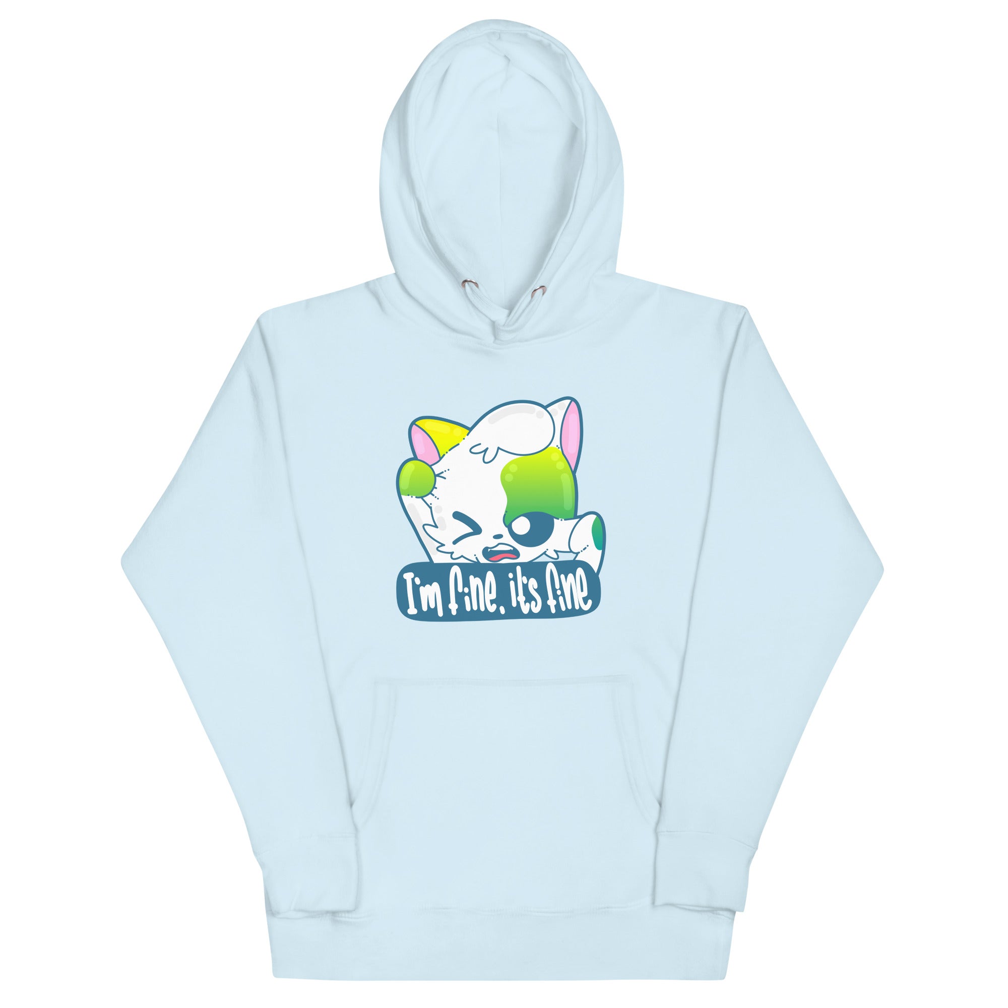 IM FINE ITS FINE - Hoodie - ChubbleGumLLC