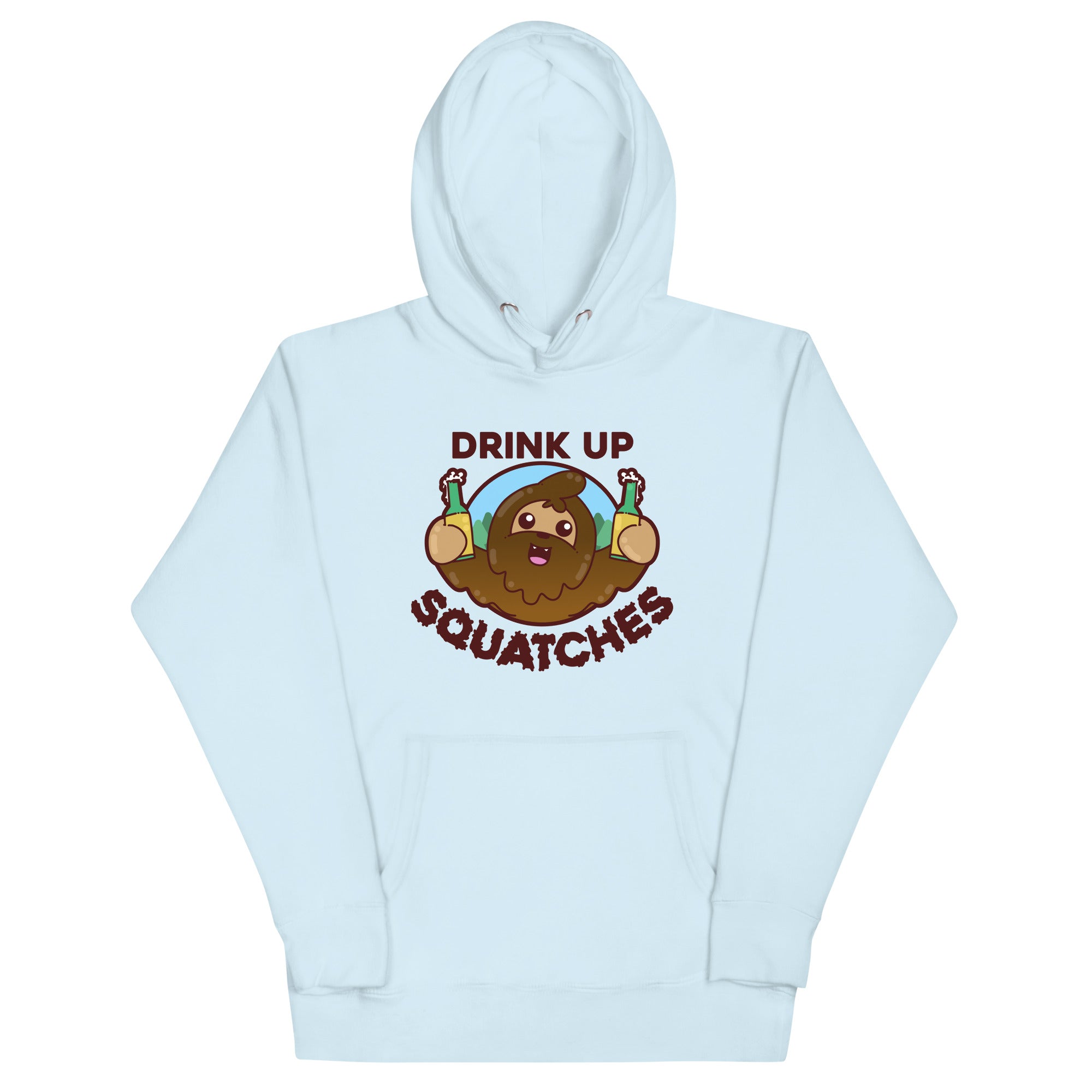 DRINK UP SQUATCHES - Hoodie - ChubbleGumLLC