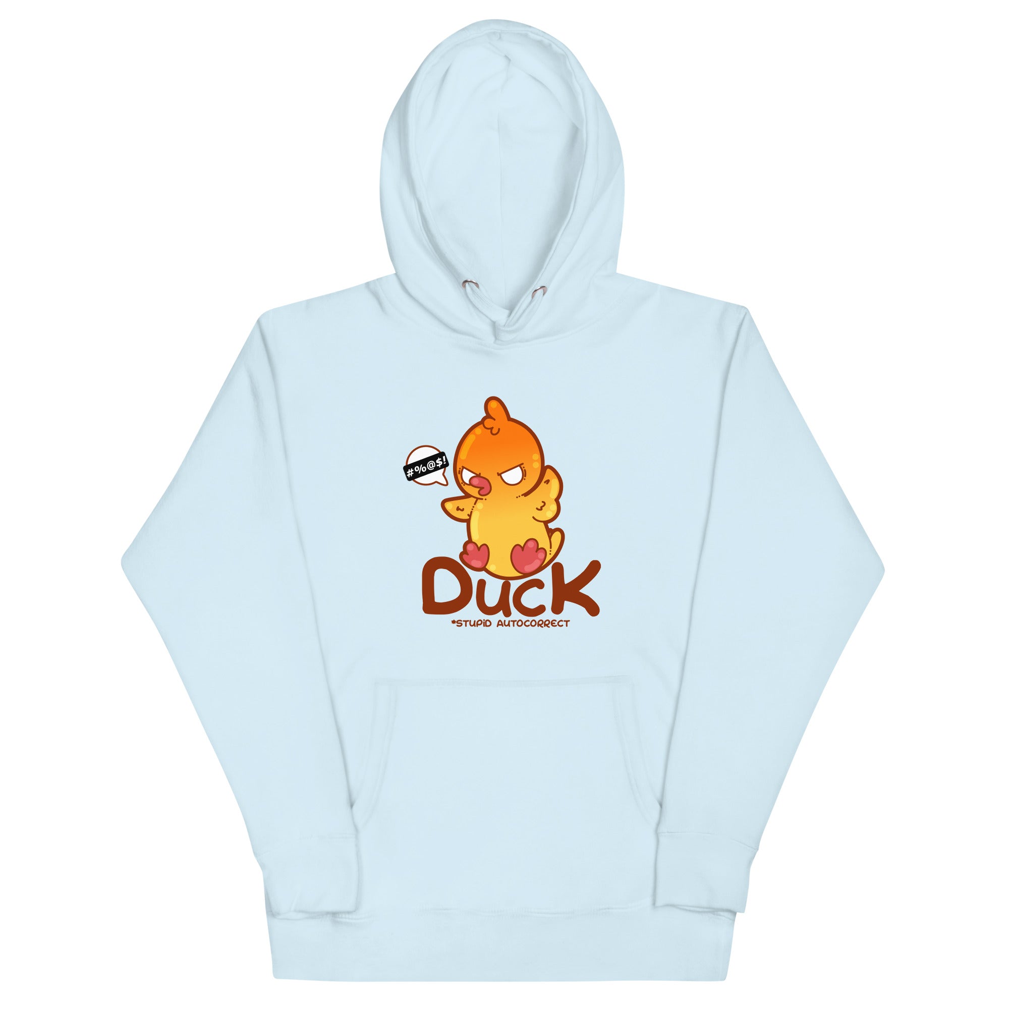 DUCK STUPID AUTOCORRECT - Hoodie - ChubbleGumLLC