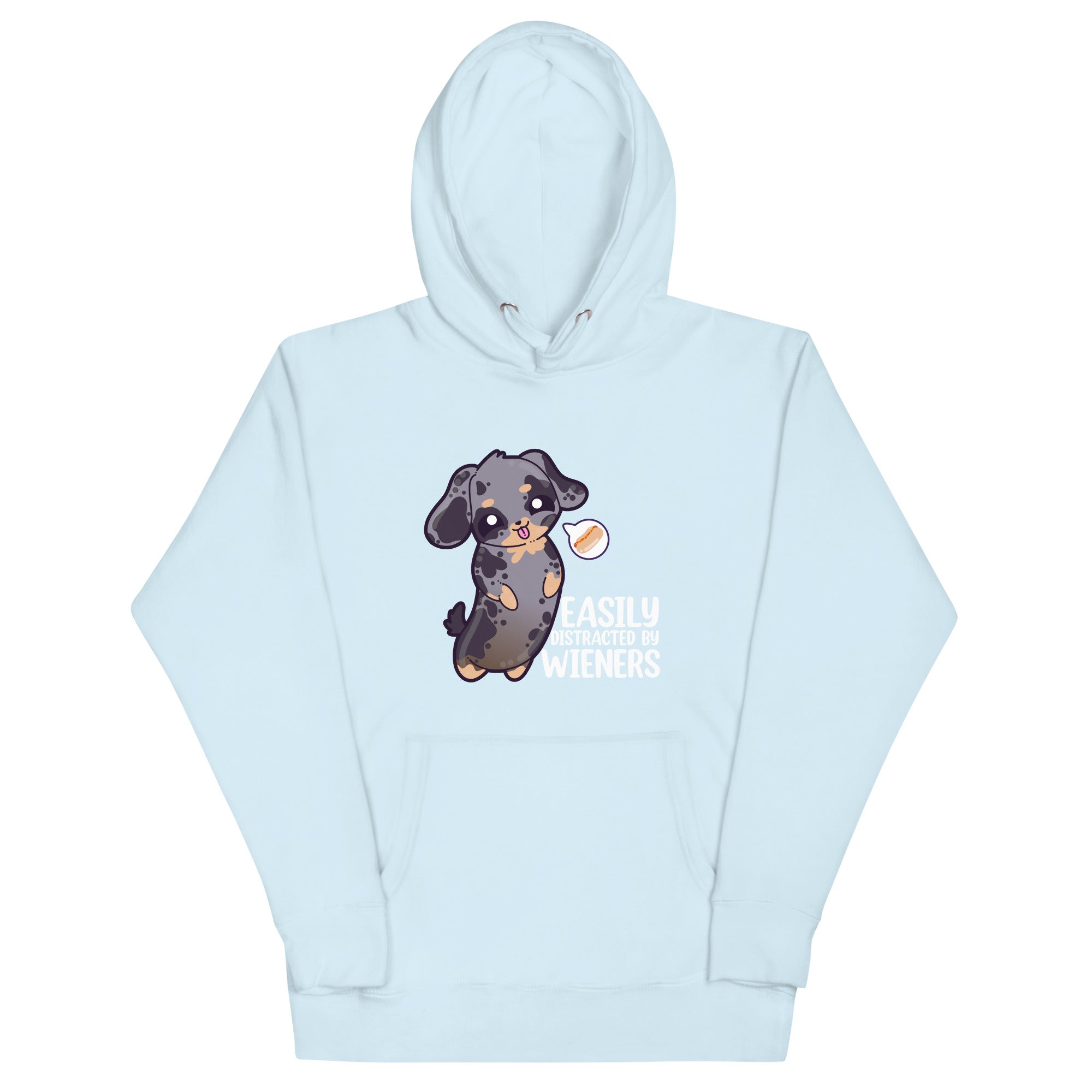 EASILY DISTRACTED BY WEINERS - Modded Hoodie - ChubbleGumLLC