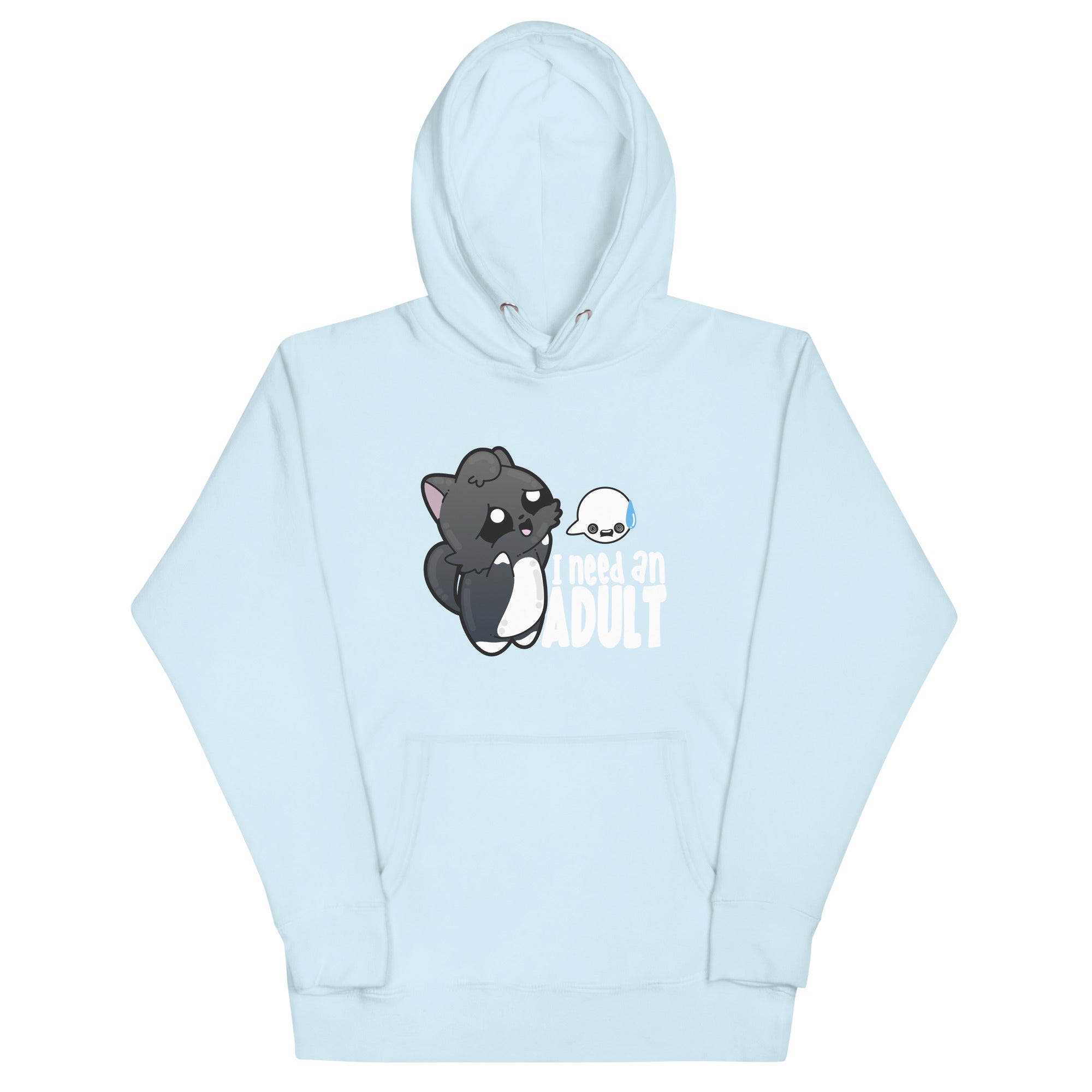 I NEED AN ADULT - Modded Hoodie - ChubbleGumLLC