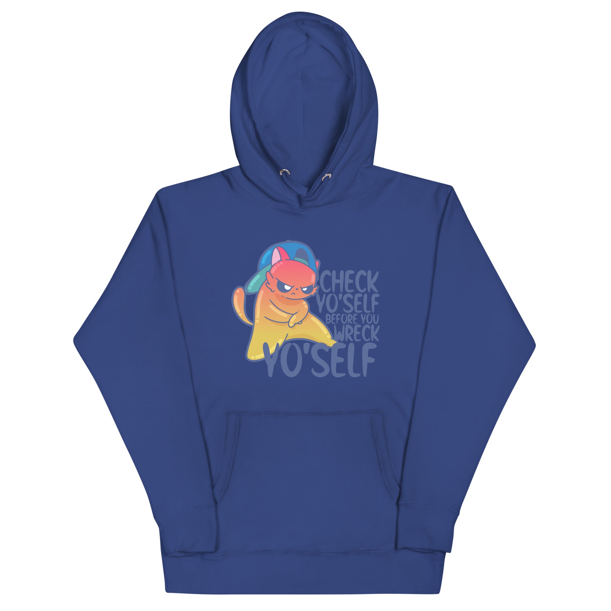 CHECK YOSELF - Hoodie - ChubbleGumLLC