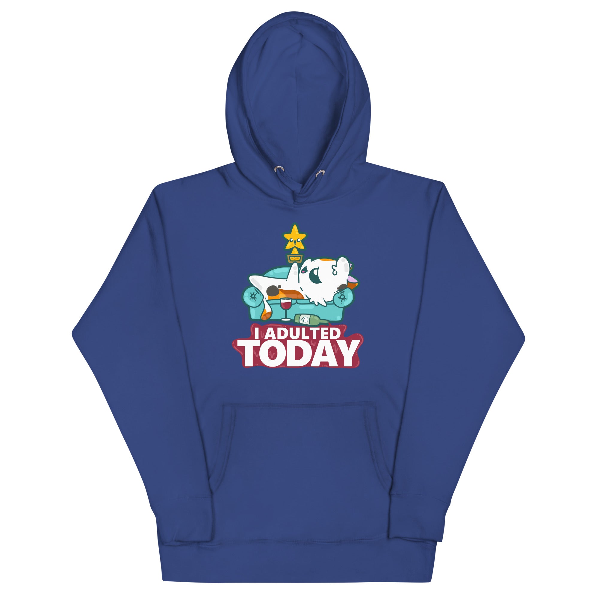 I ADULTED TODAY - Hoodie - ChubbleGumLLC